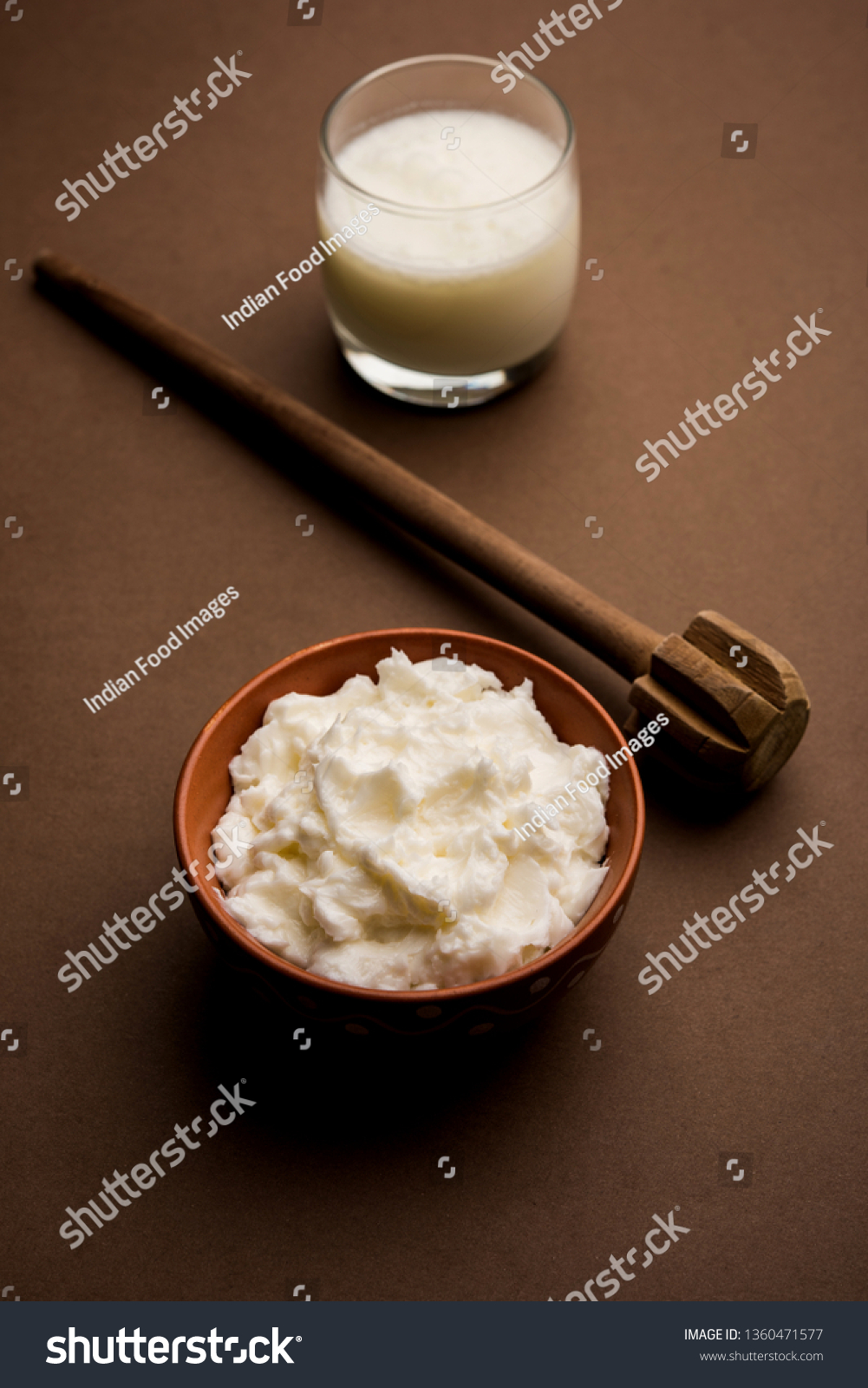 Homemade White Butter Makhanmakkhan Hindi Served Stock Photo Edit