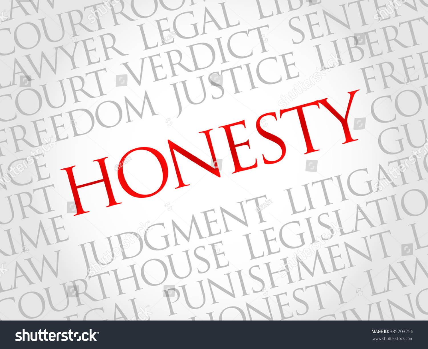 Honesty Word Cloud Concept Stock Illustration 385203256 | Shutterstock