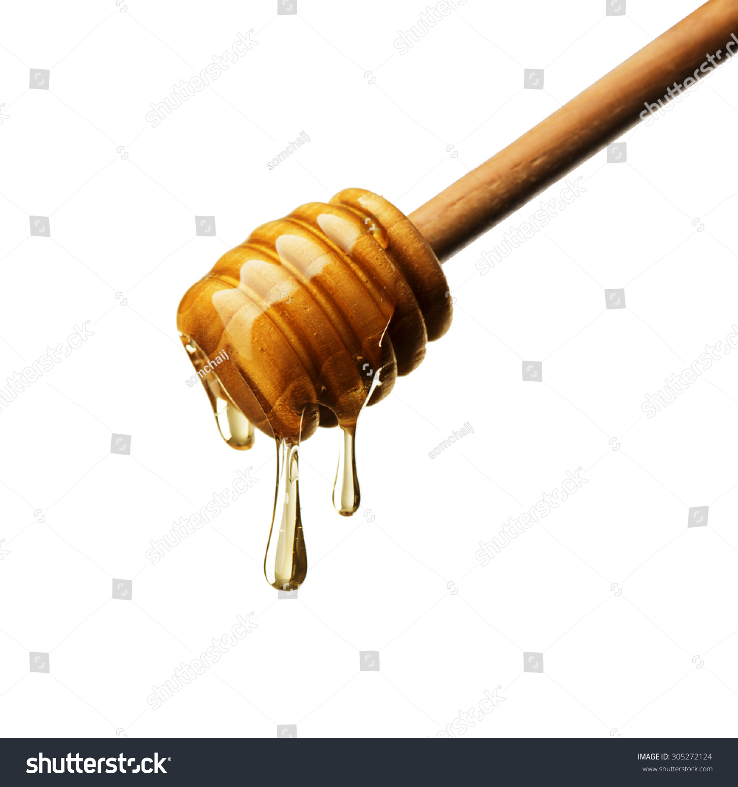 Honey Drop Stock Photo 305272124 : Shutterstock