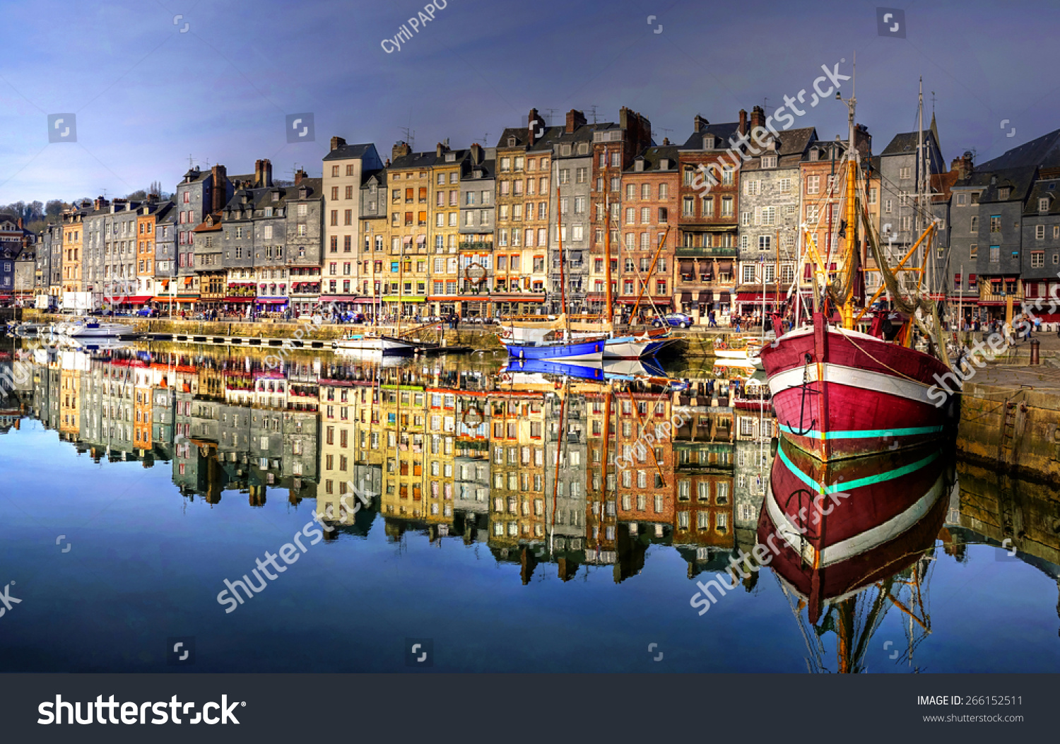 Honfleur, Normandy City In France Stock Photo 266152511 : Shutterstock