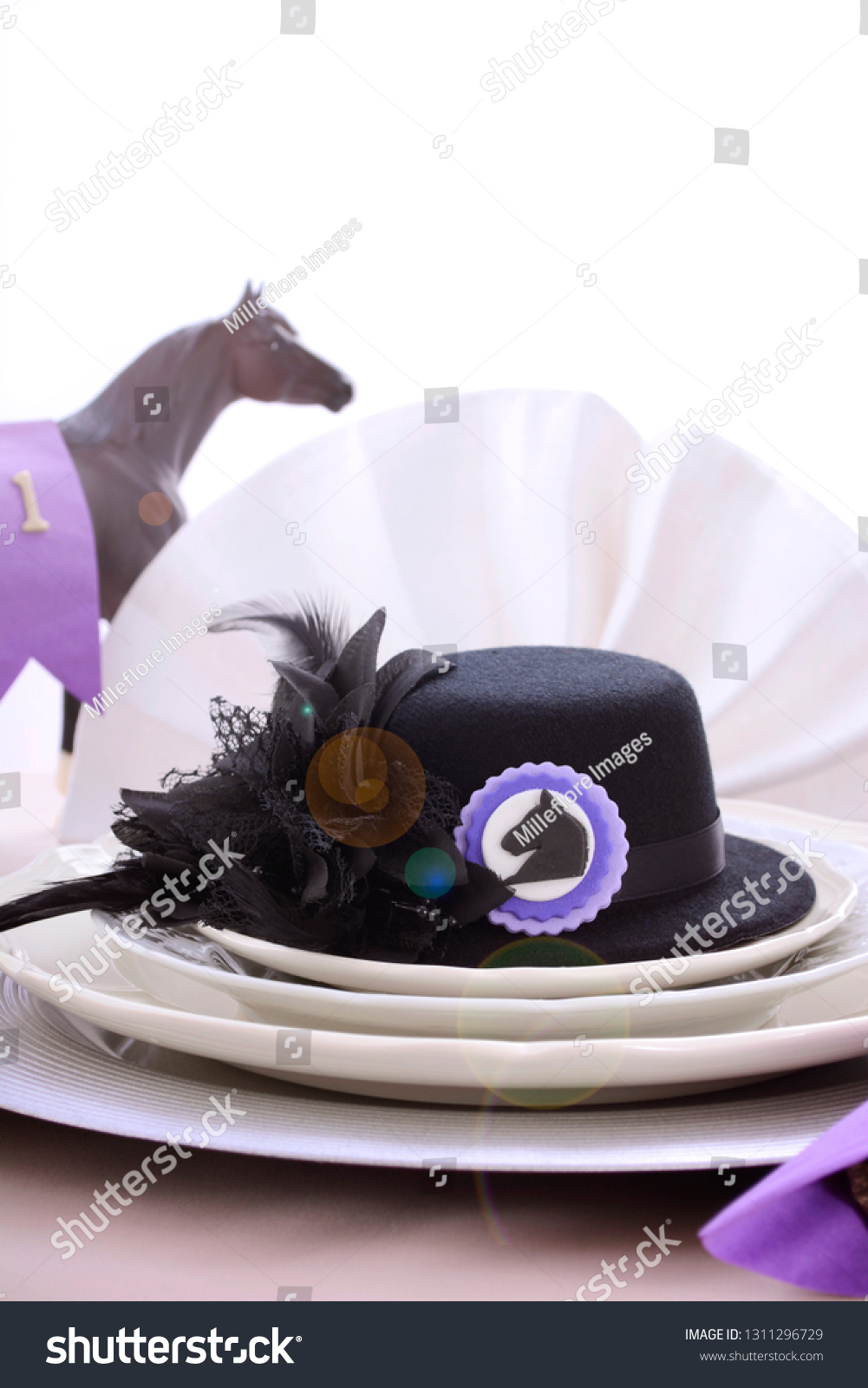 Horse Racing Ladies Luncheon Fine Dining Stock Photo Edit Now