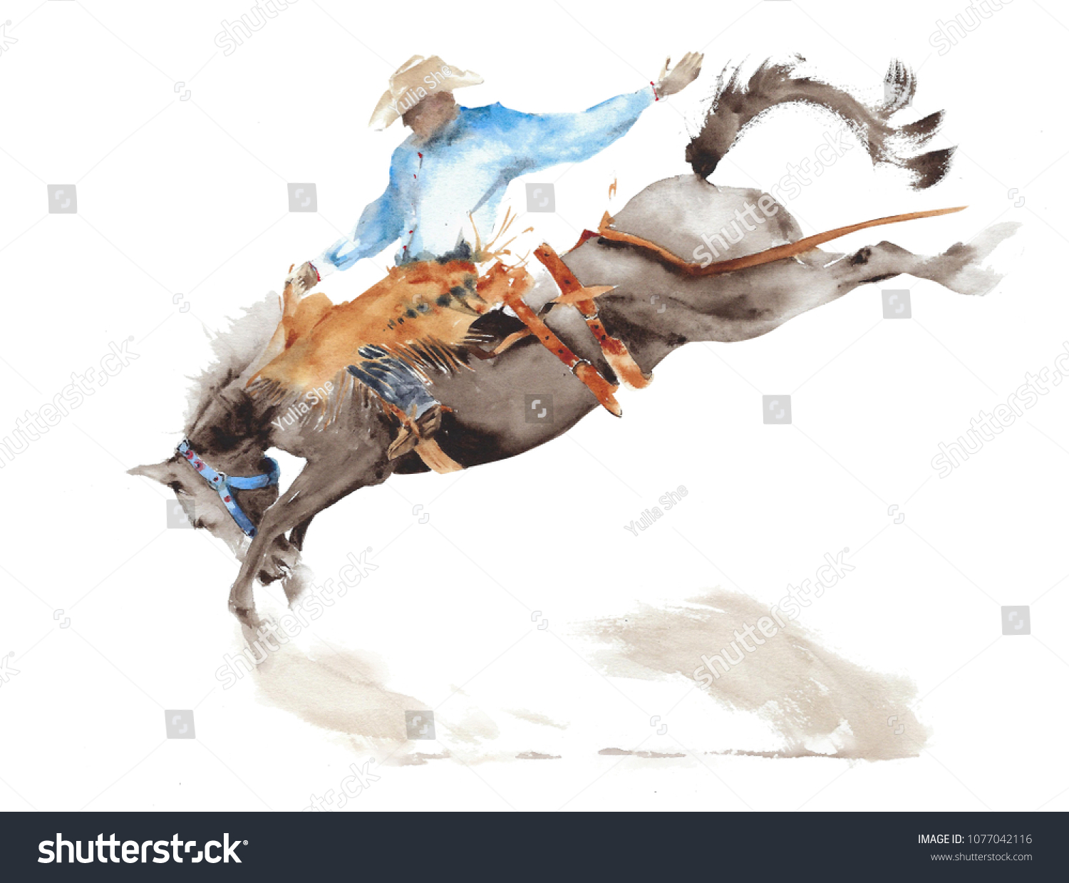 Ilustracion De Stock Sobre Dibujo De Pintura Cuenca De Rodeo