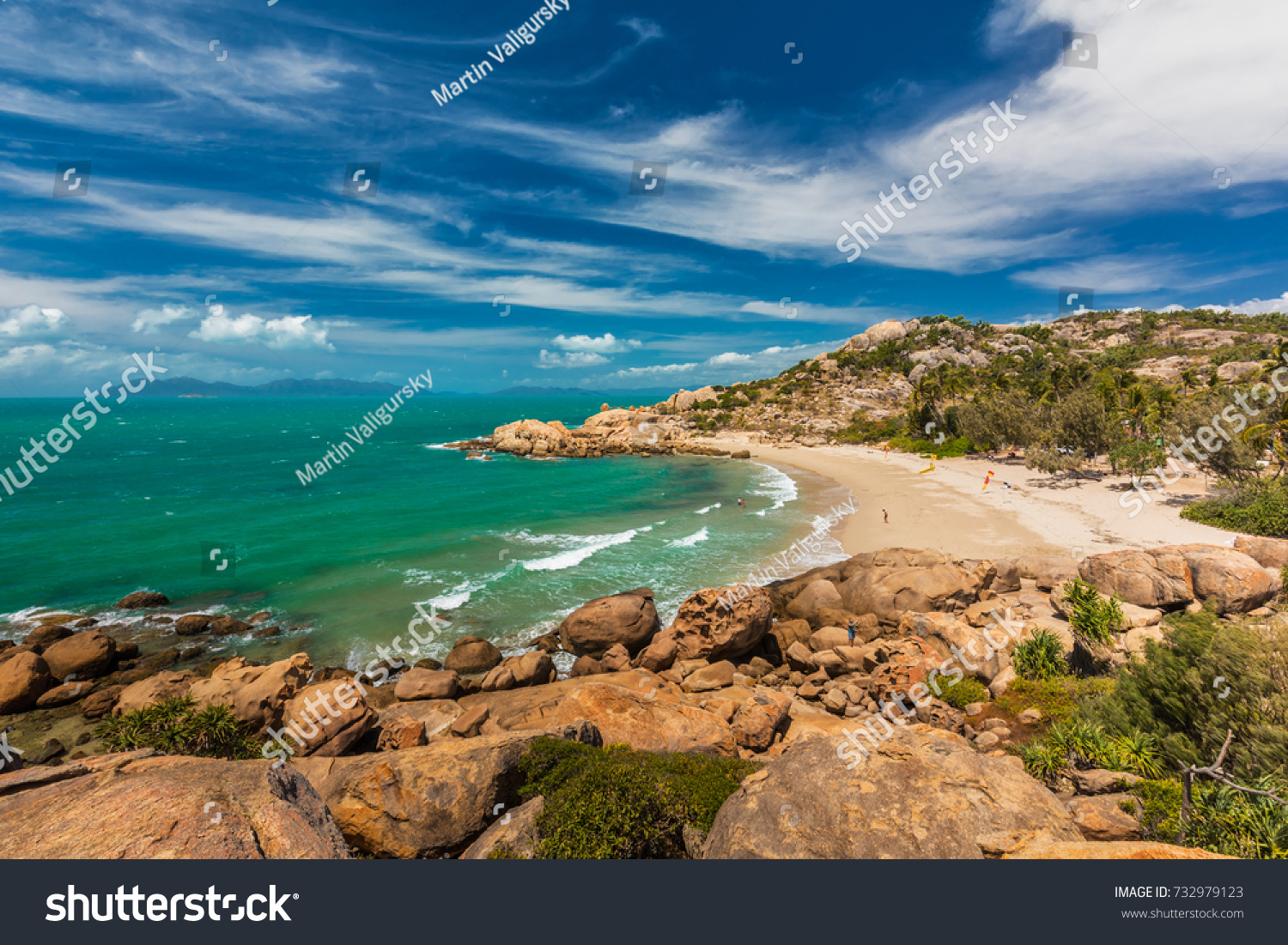 Horseshoe Bay Bowen Iconic Beach Granite Stock Photo Edit Now