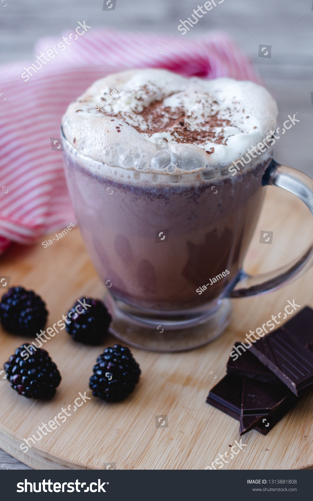 clear glass hot chocolate mugs