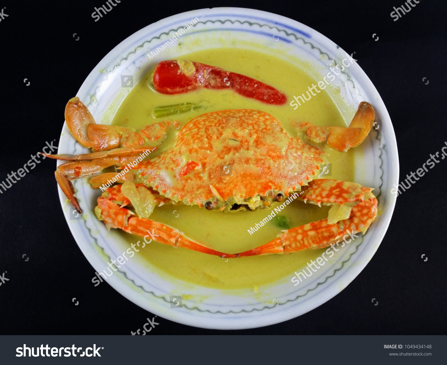 Download Hot Coconut Crab Soup Chili Curry Stock Photo Edit Now 1049434148