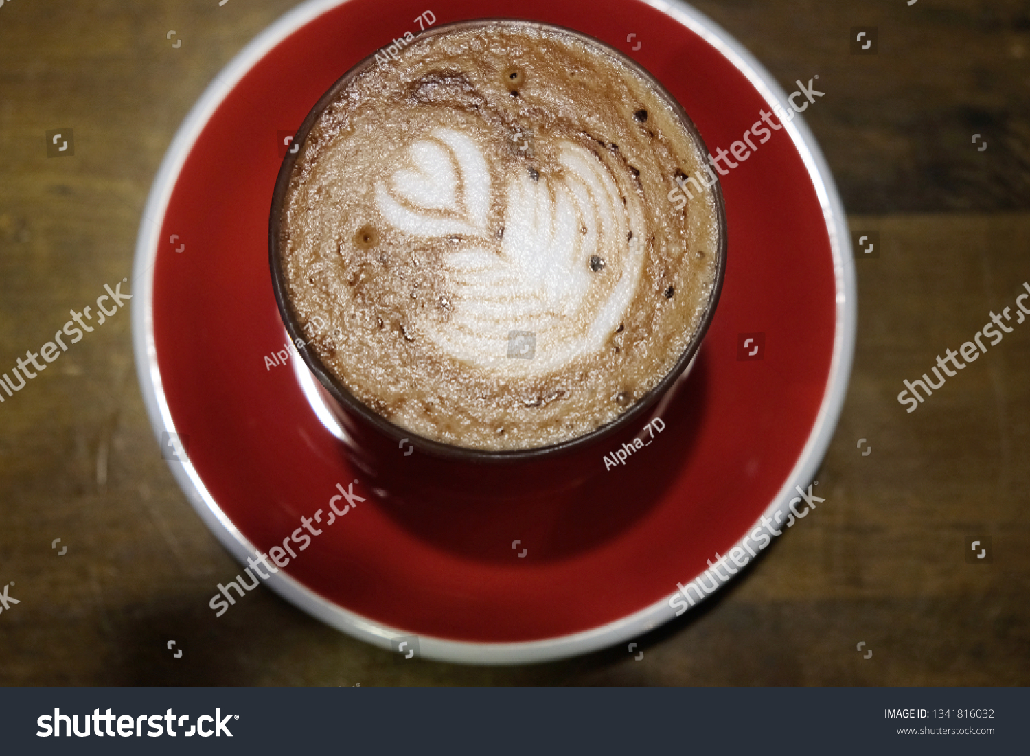 Hot Mocha Coffee Mocha Called Mocaccino Stock Photo 1341816032 ...