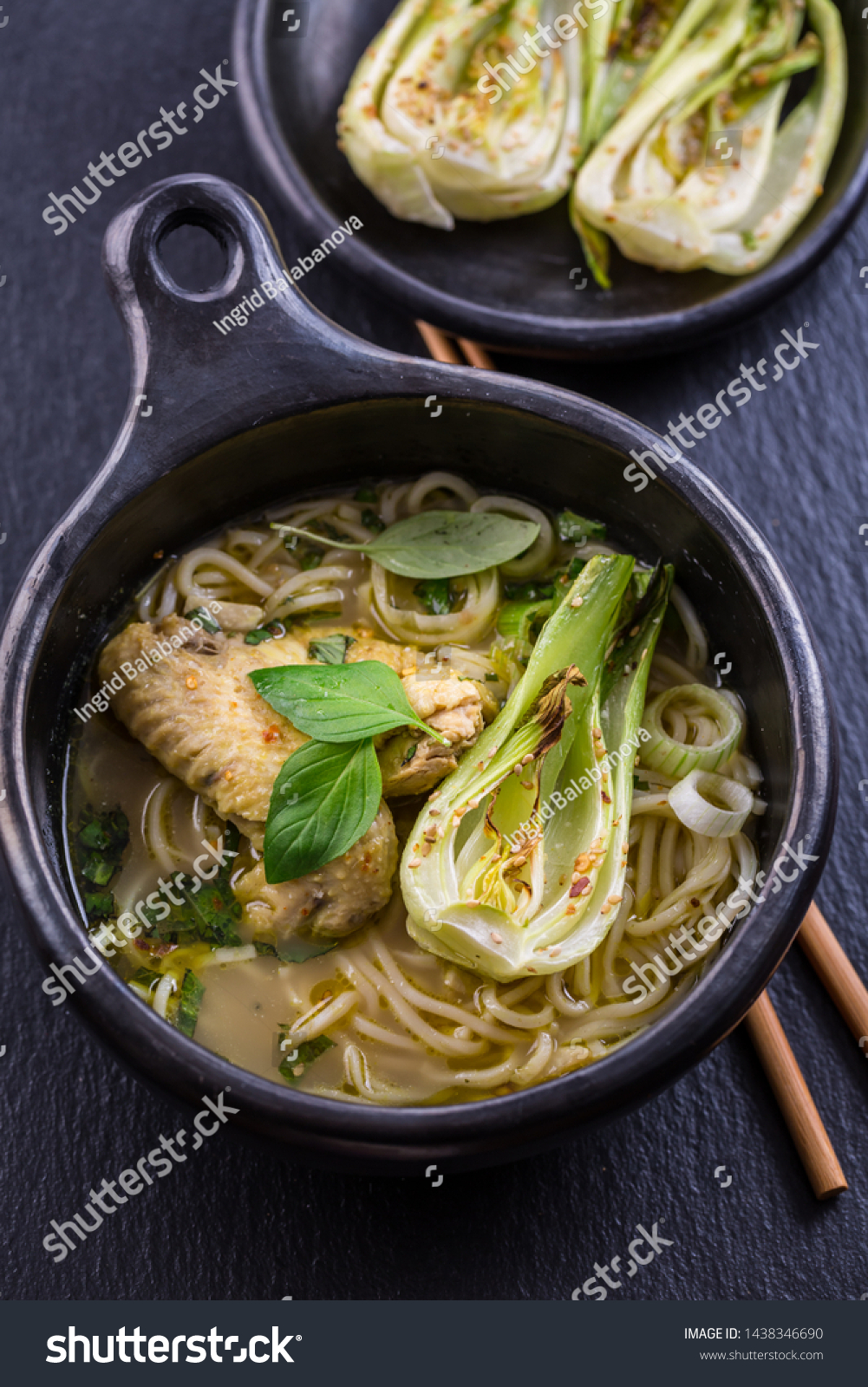 Hot Thai Green Curry Chicken Soup Stock Photo Edit Now 1438346690