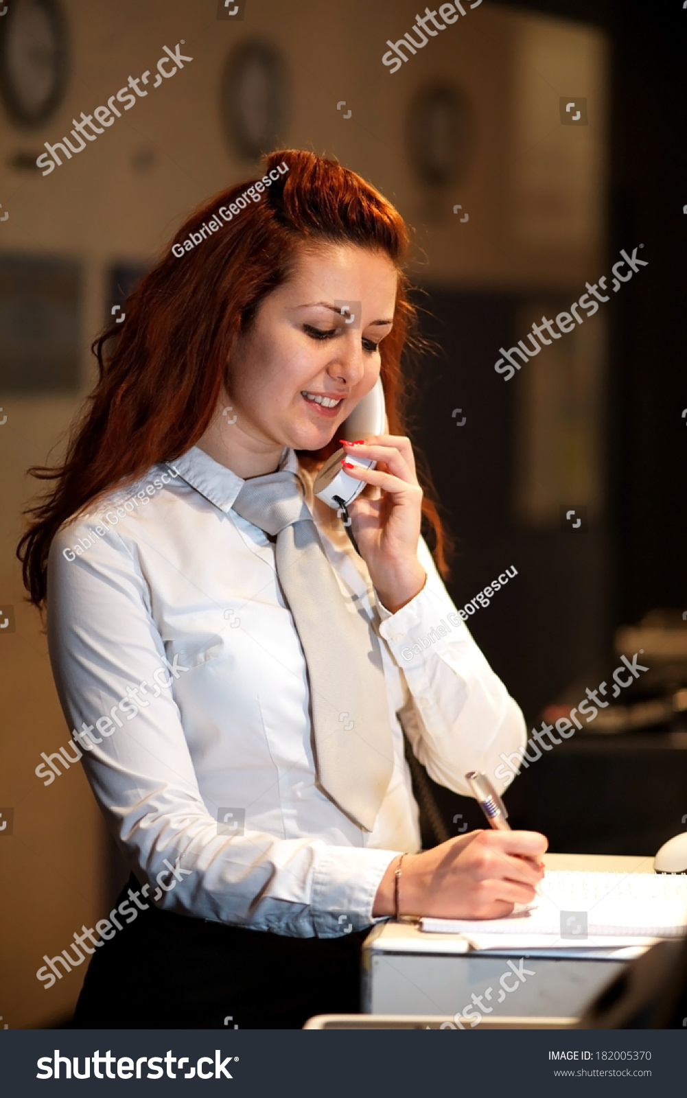 Hotel Concierge Reception Hotel Desk Clerk Stock Photo Edit Now