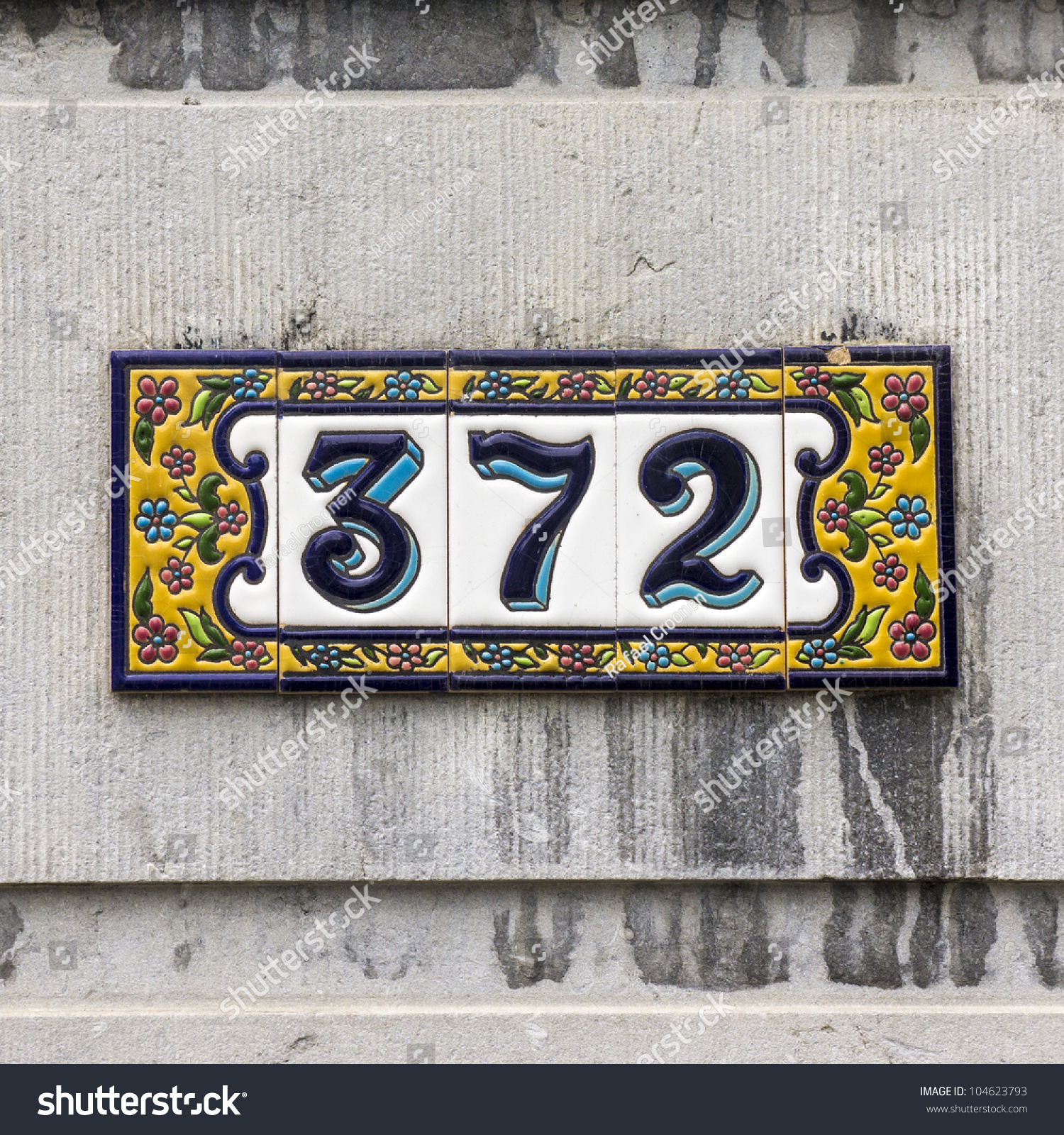 House Number Three Hundred Seventytwo Consistent Stock