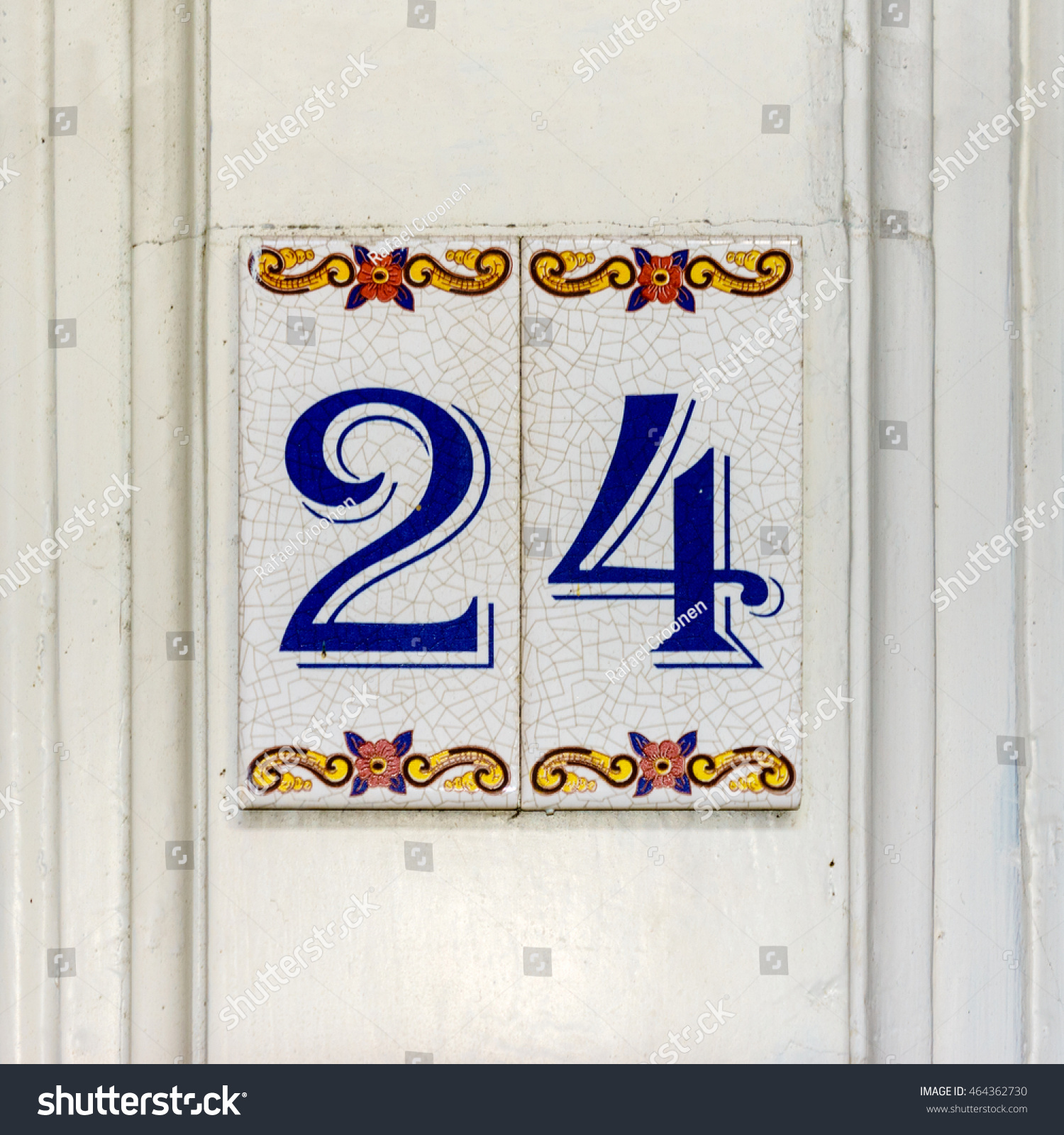 House Number Twenty Four 24 Stock Royalty Free
