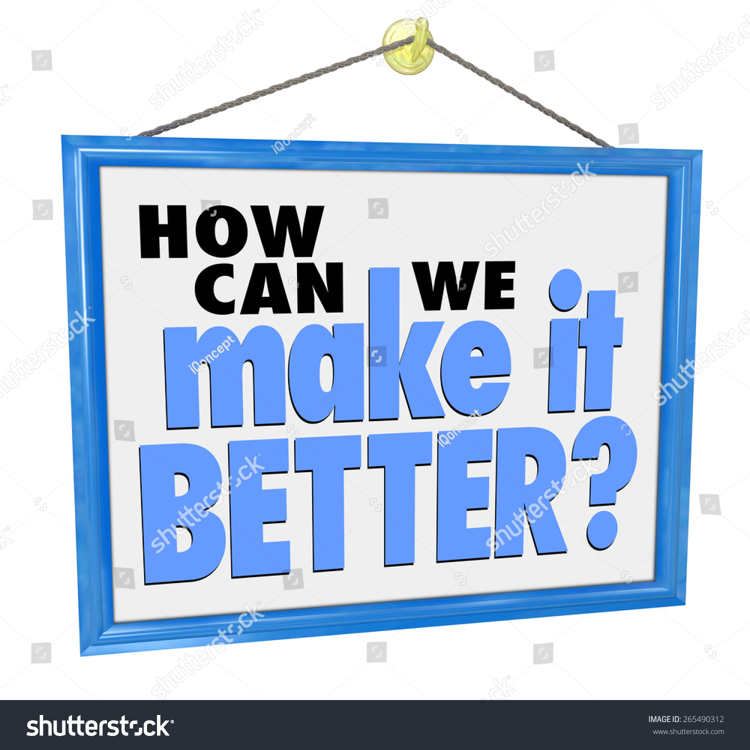 how-can-we-make-better-words-stock-illustration-265490312