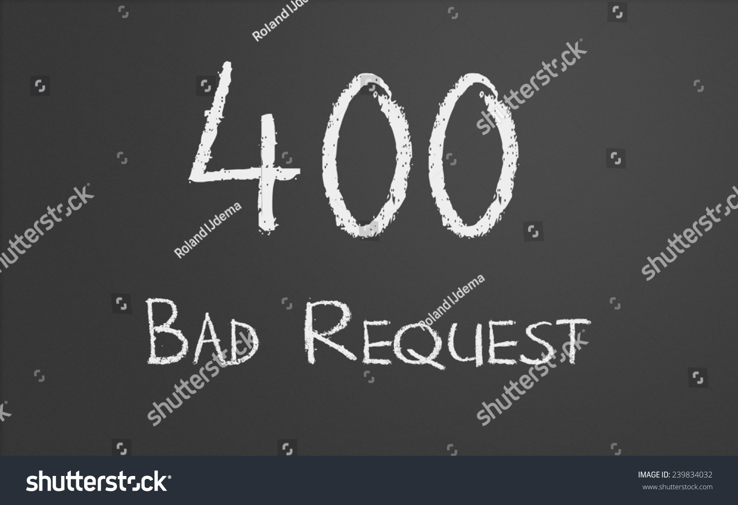 Http Status Code 400 Bad Request Stock Illustration 239834032