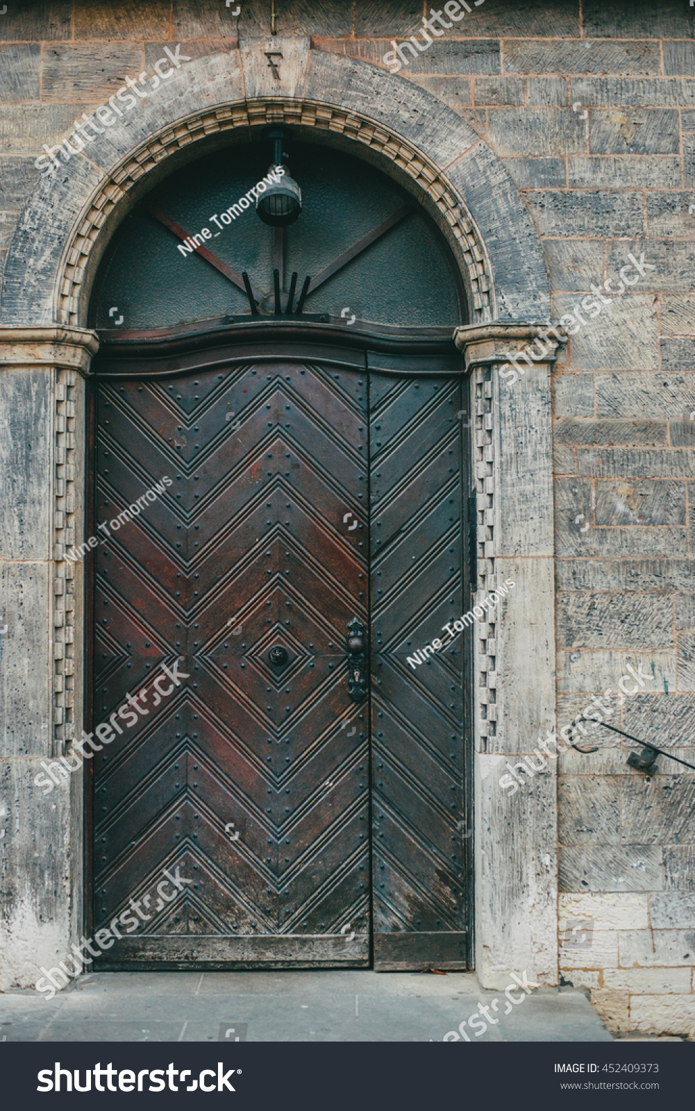 huge heavy castle arch rounded gate stock photo 452409373 huge heavy castle arch rounded gate stock photo 452409373