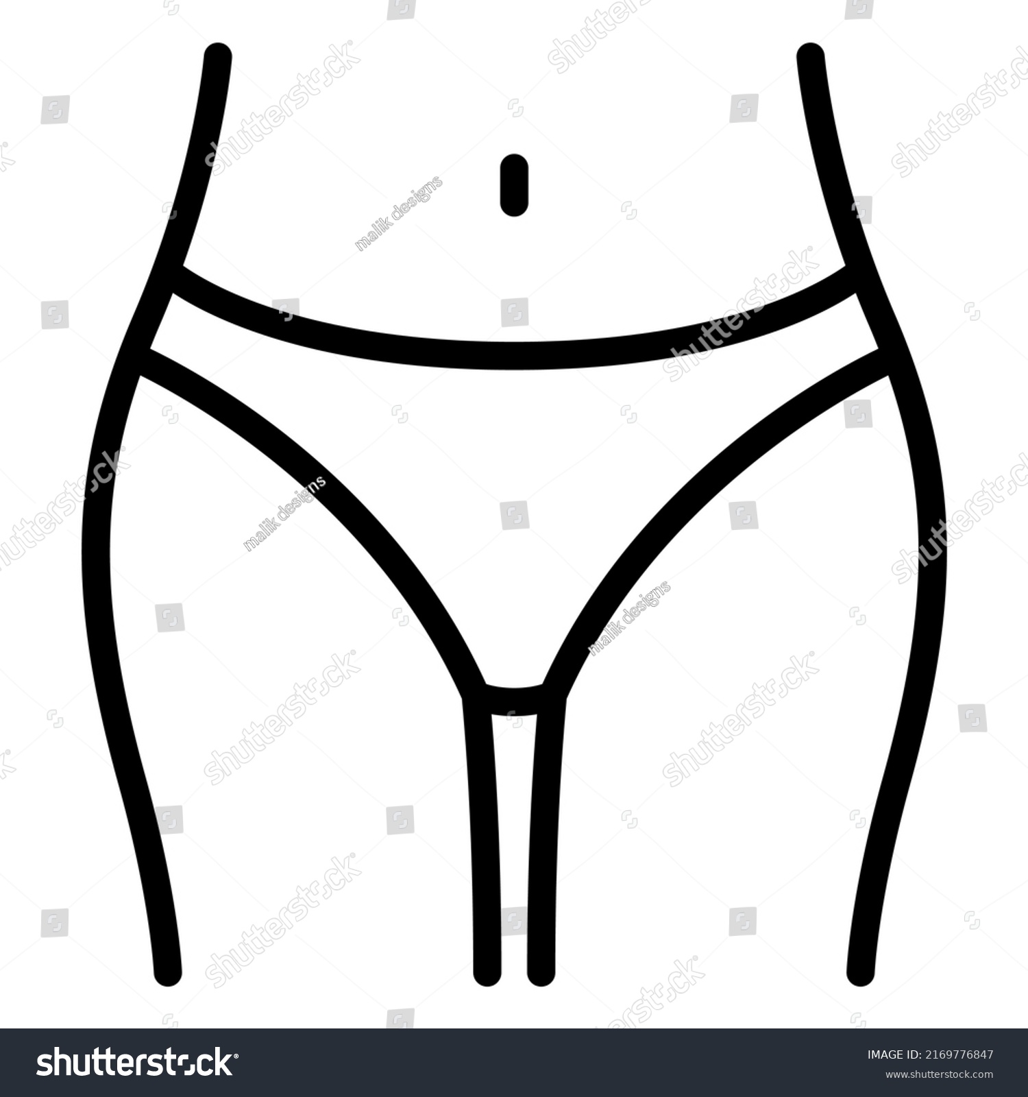 Human Body Outline Sign Symbols Stock Illustration 2169776847 ...