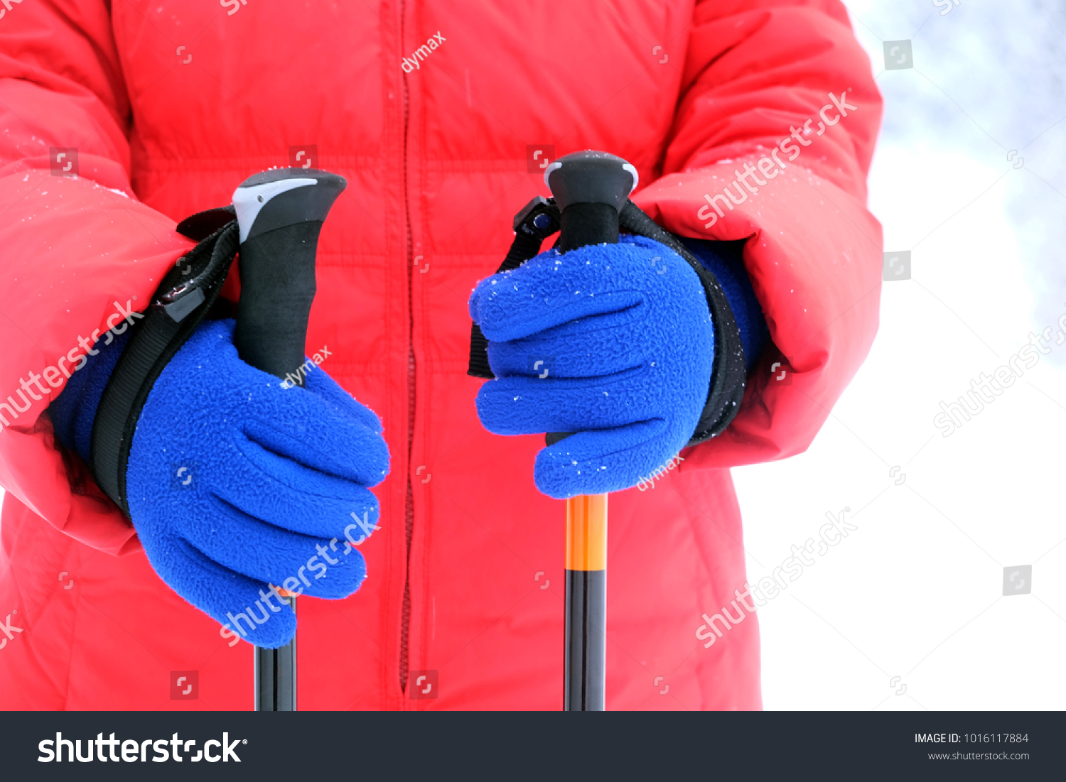 hiking pole gloves