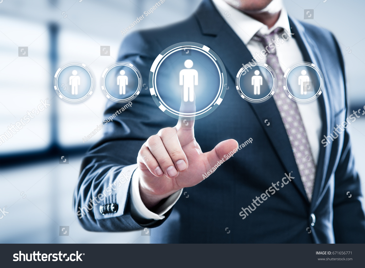 Human Resources Hr Management Recruitment Employment Stock Photo ...