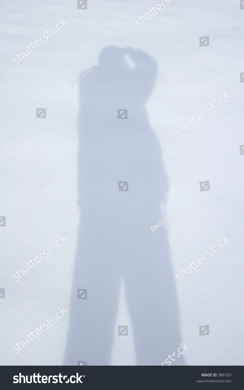 Human Shadow On Show Stock Photo 986105 : Shutterstock