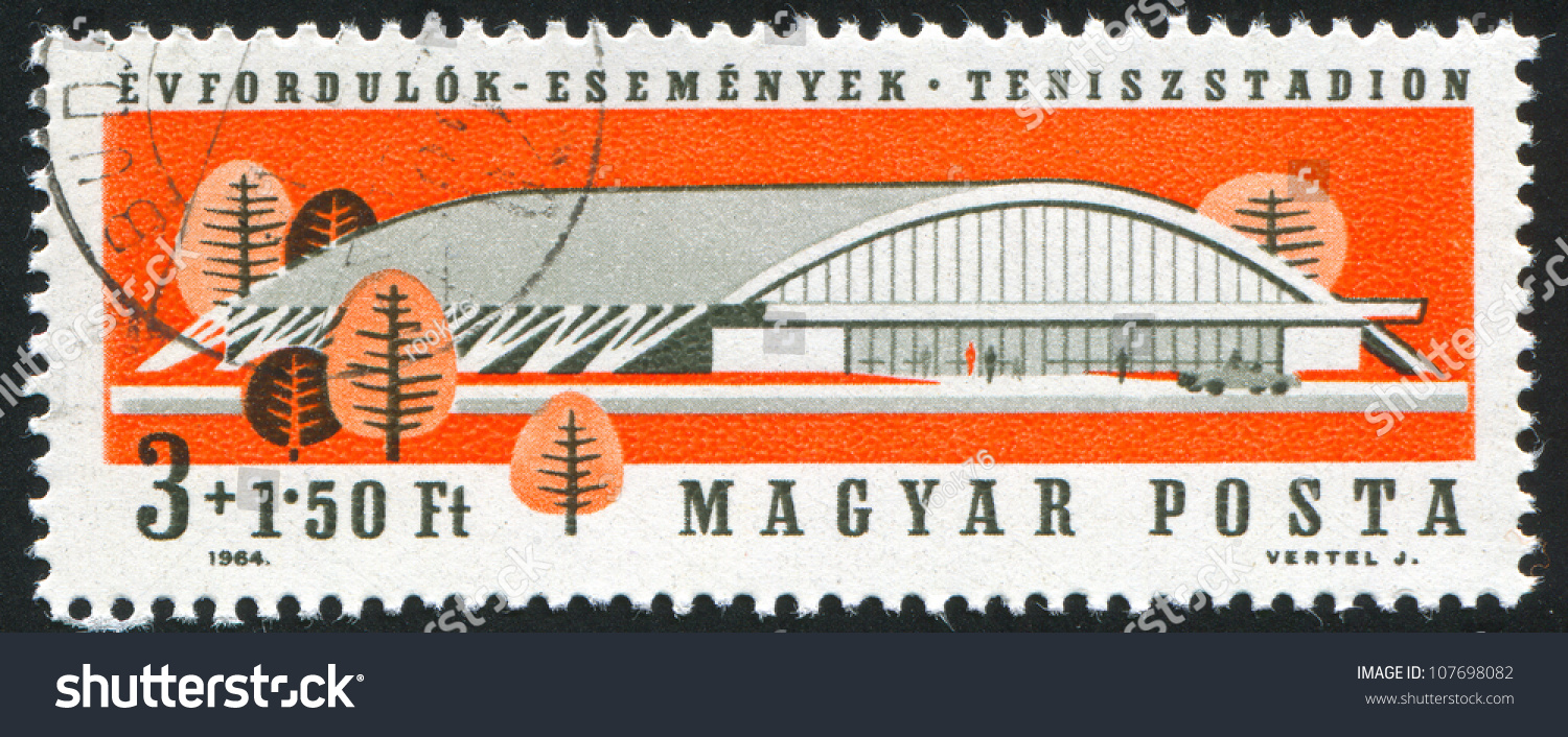 Hungary Circa 1964 Stamp Printed By Stock Photo Edit Now