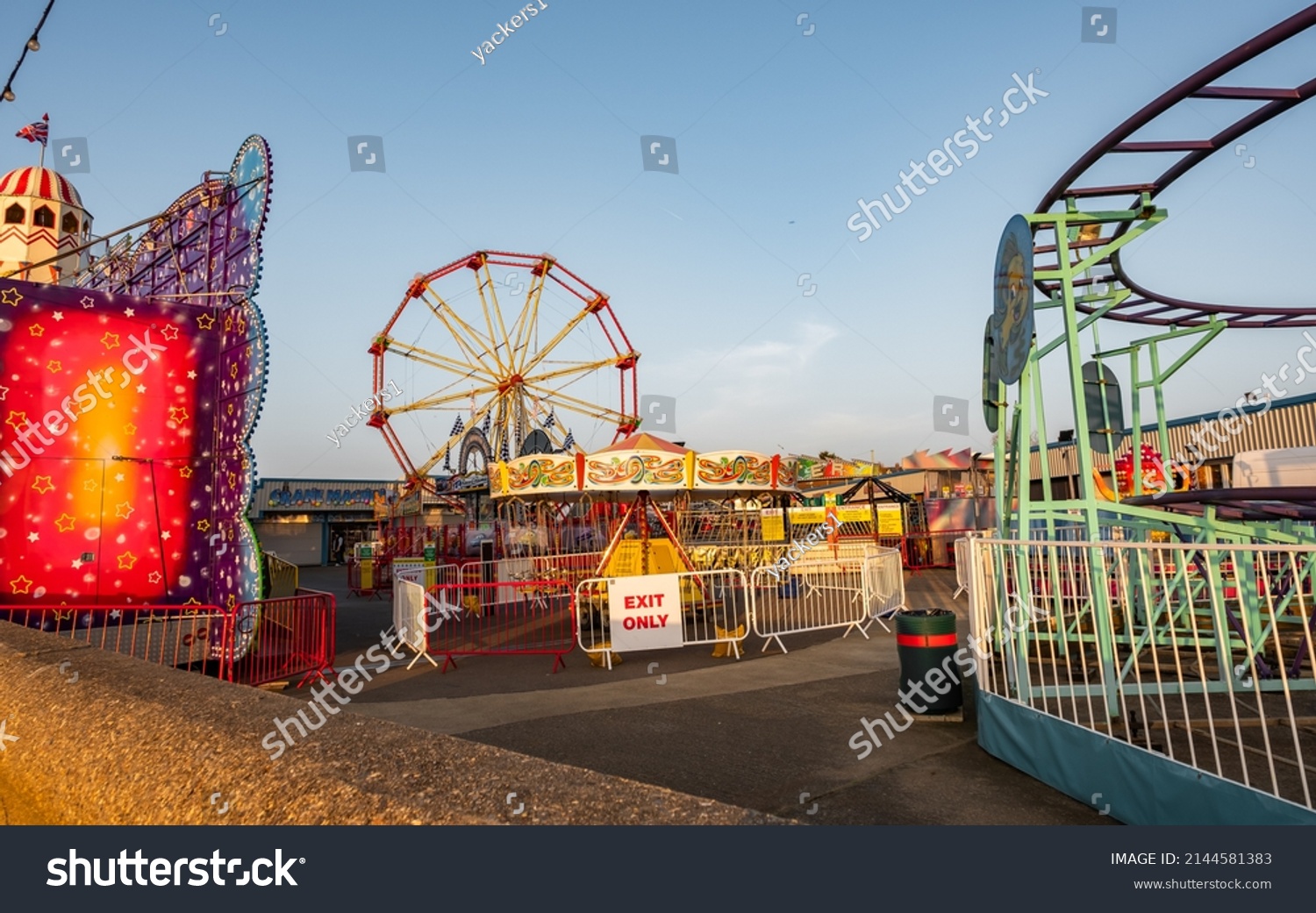 Hunstanton Norfolk Uk March 2022 Fairground Stock Photo 2144581383 ...