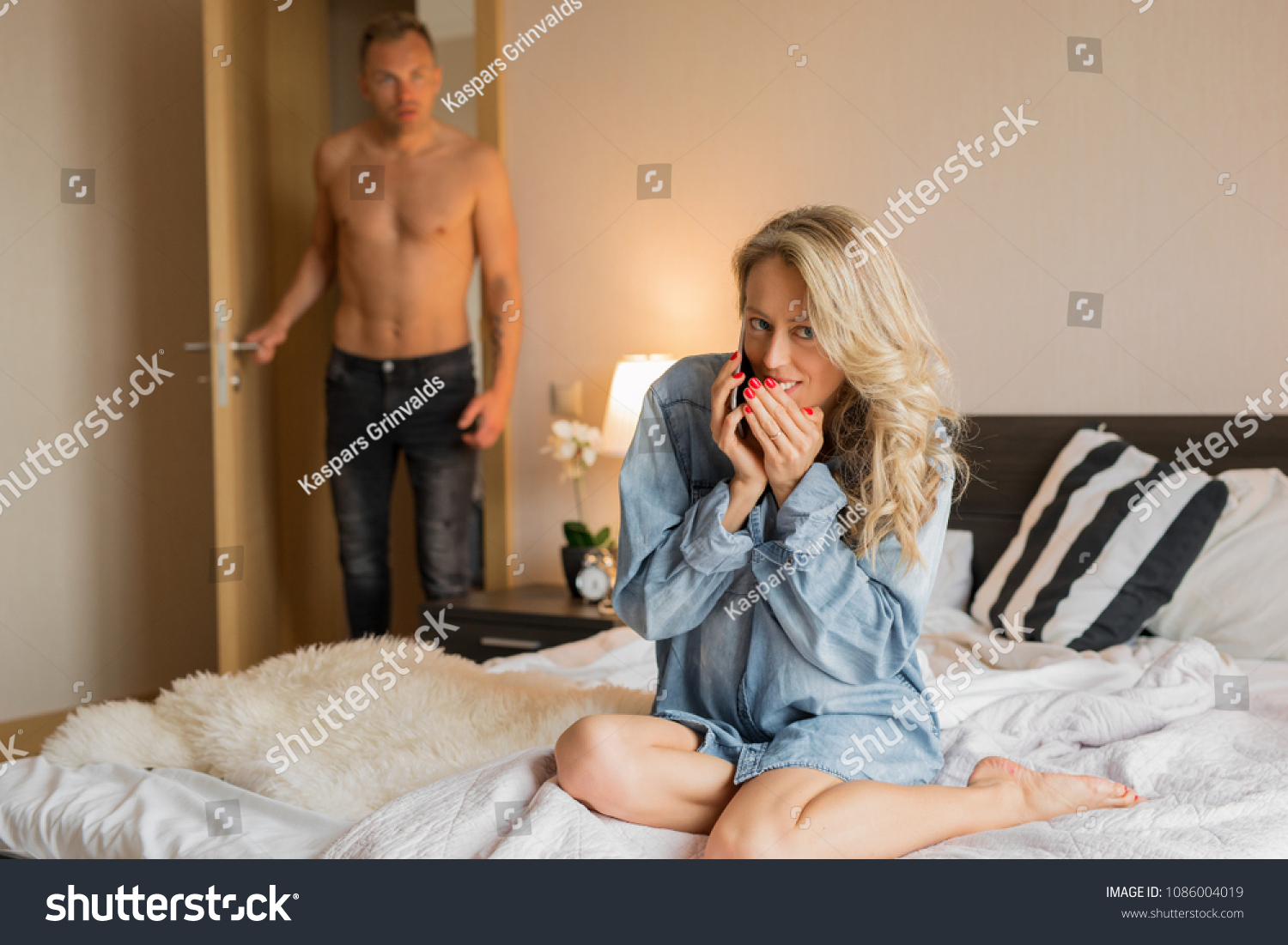 Cheating caught by husband