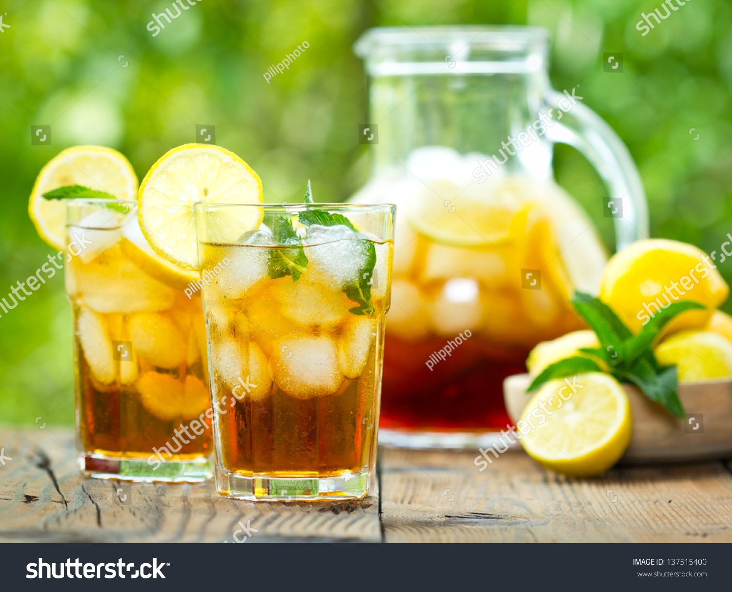 Iced Tea Lemon Stock Photo 137515400 | Shutterstock