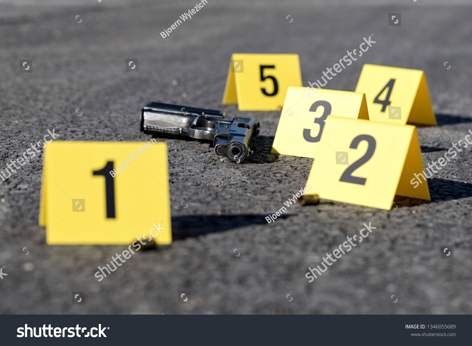 Id Tents Crime Scene After Gunfight Stock Photo 1346055689 | Shutterstock