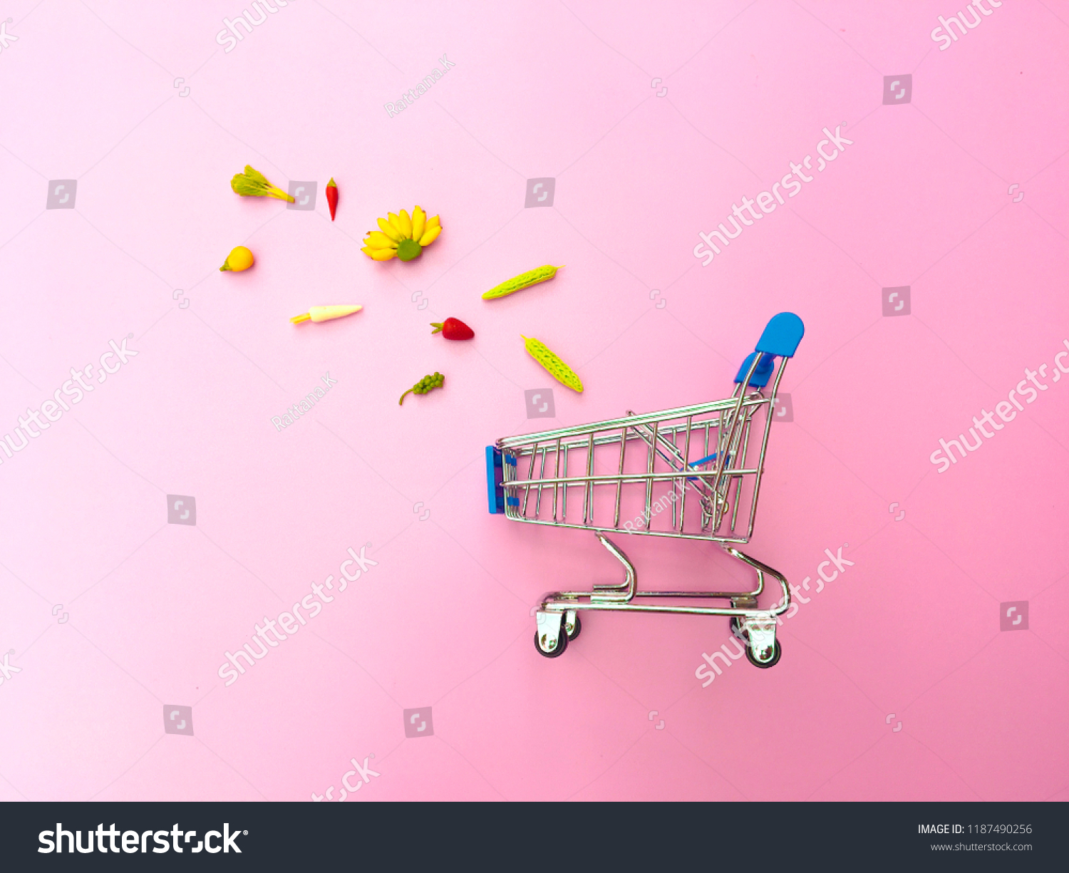 Ideas Online Shopping Pink Background Shopping Stock Photo Edit Now 1187490256