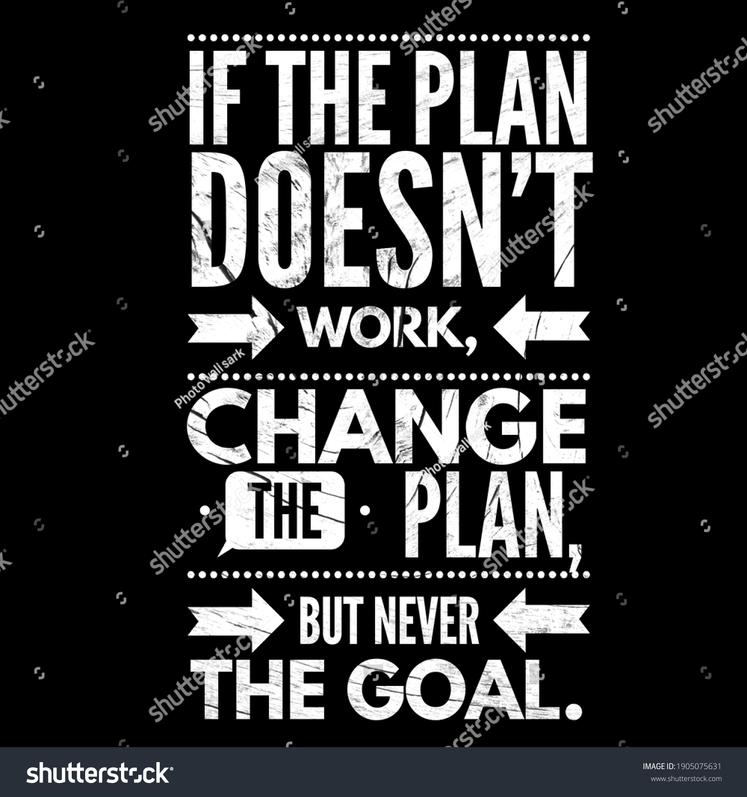 Plan Doesnt Work Change Plan Never Stock Illustration 1905075631 ...