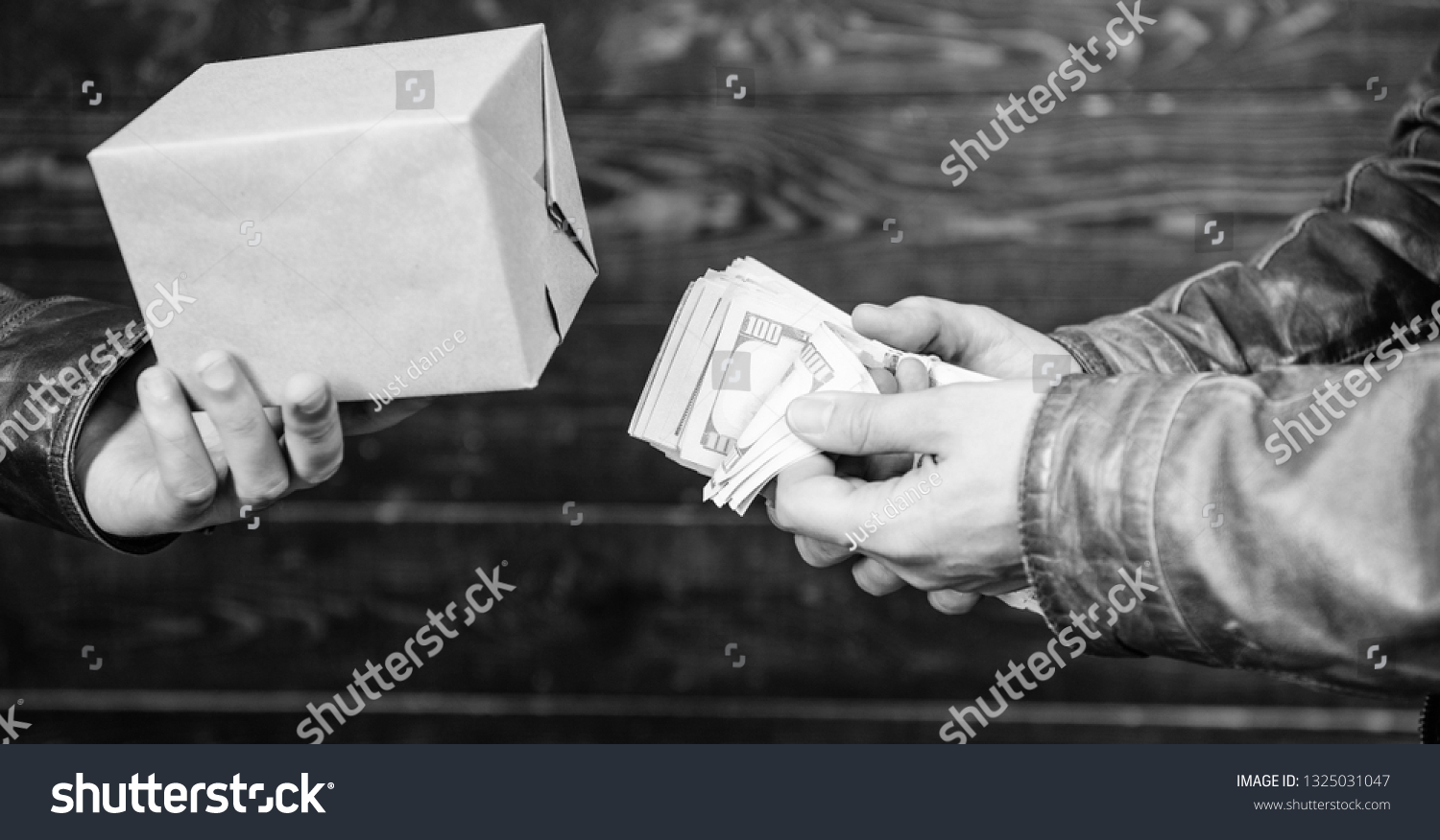 Illegal Deal Concept Money Cash Hand Stock Photo 1325031047 | Shutterstock