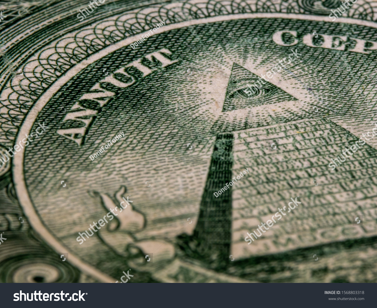 Hakuun Illuminati On United States One Dollar Liittyva Arkistovalokuva Muokkaa Nyt 1568803318