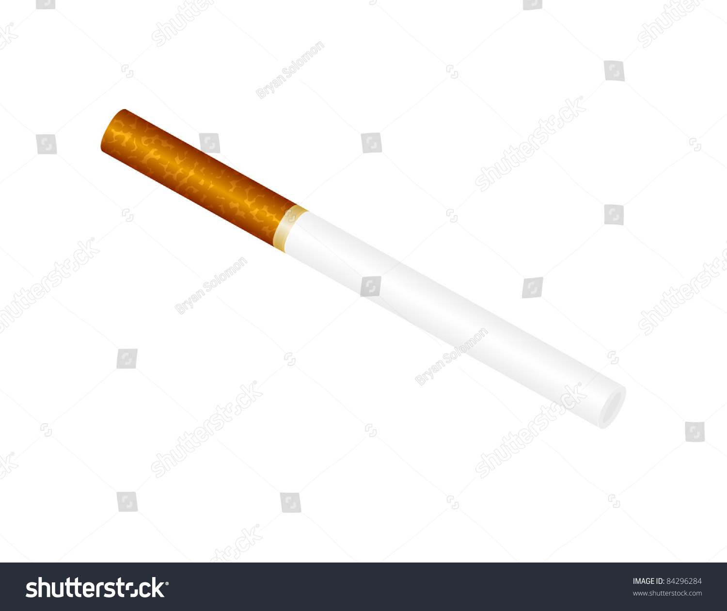 Illustrated Cigarette High Resolution Jpeg Version 스톡 일러스트 84296284 ...