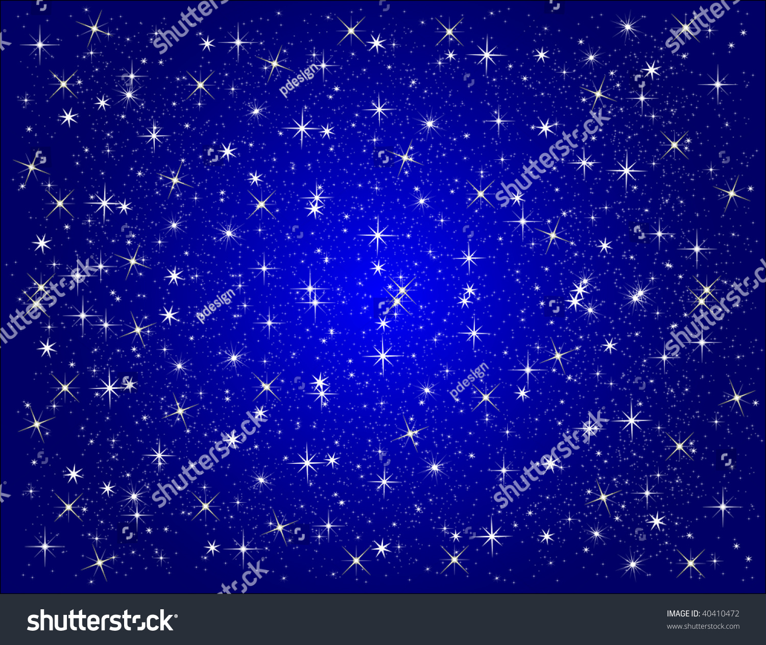 Illustration Of A Blue Star Background - 40410472 : Shutterstock