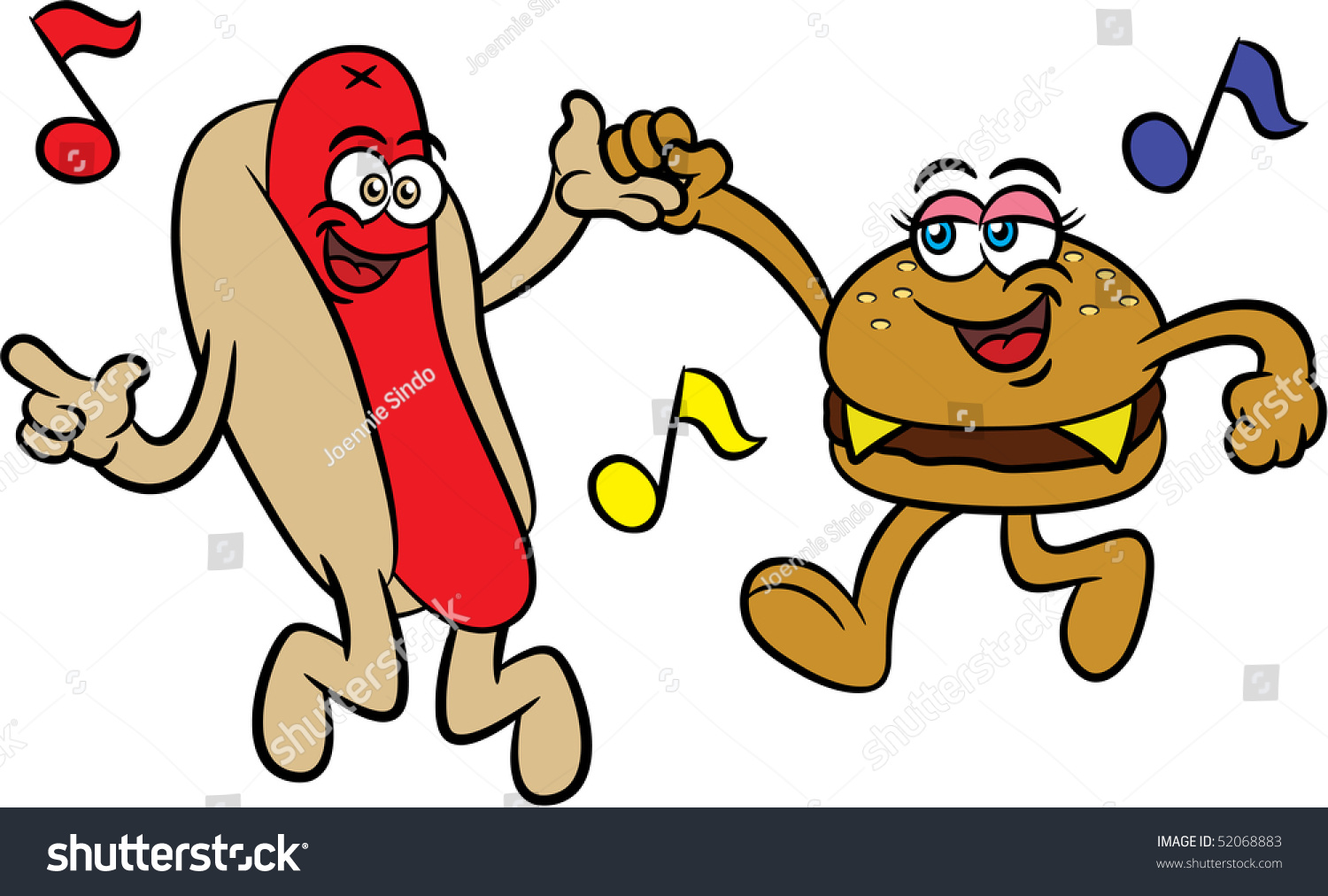 dancing hot dog clipart - photo #14