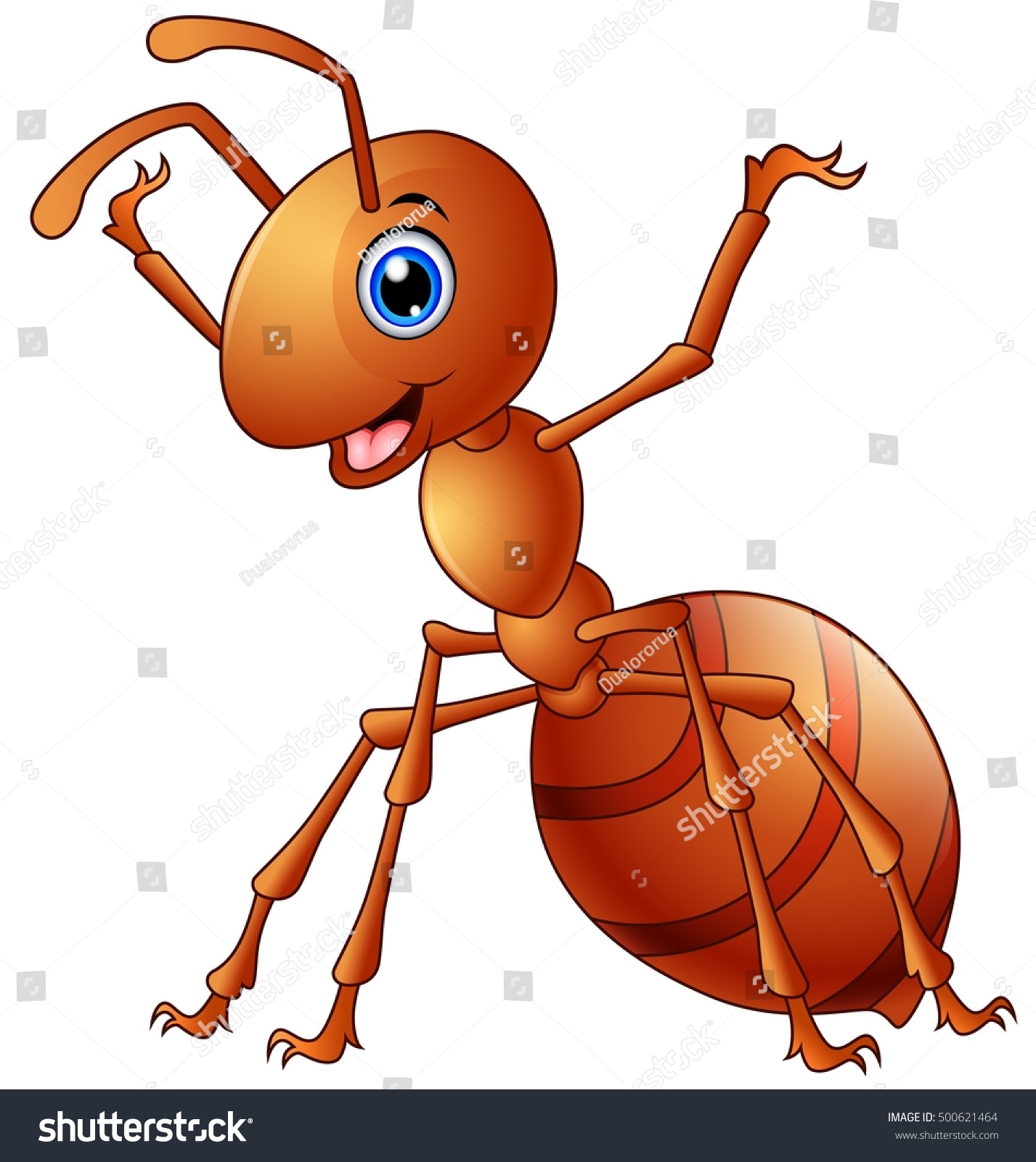 Illustration Cute Ant Cartoon Stock Illustration 500621464 | Shutterstock