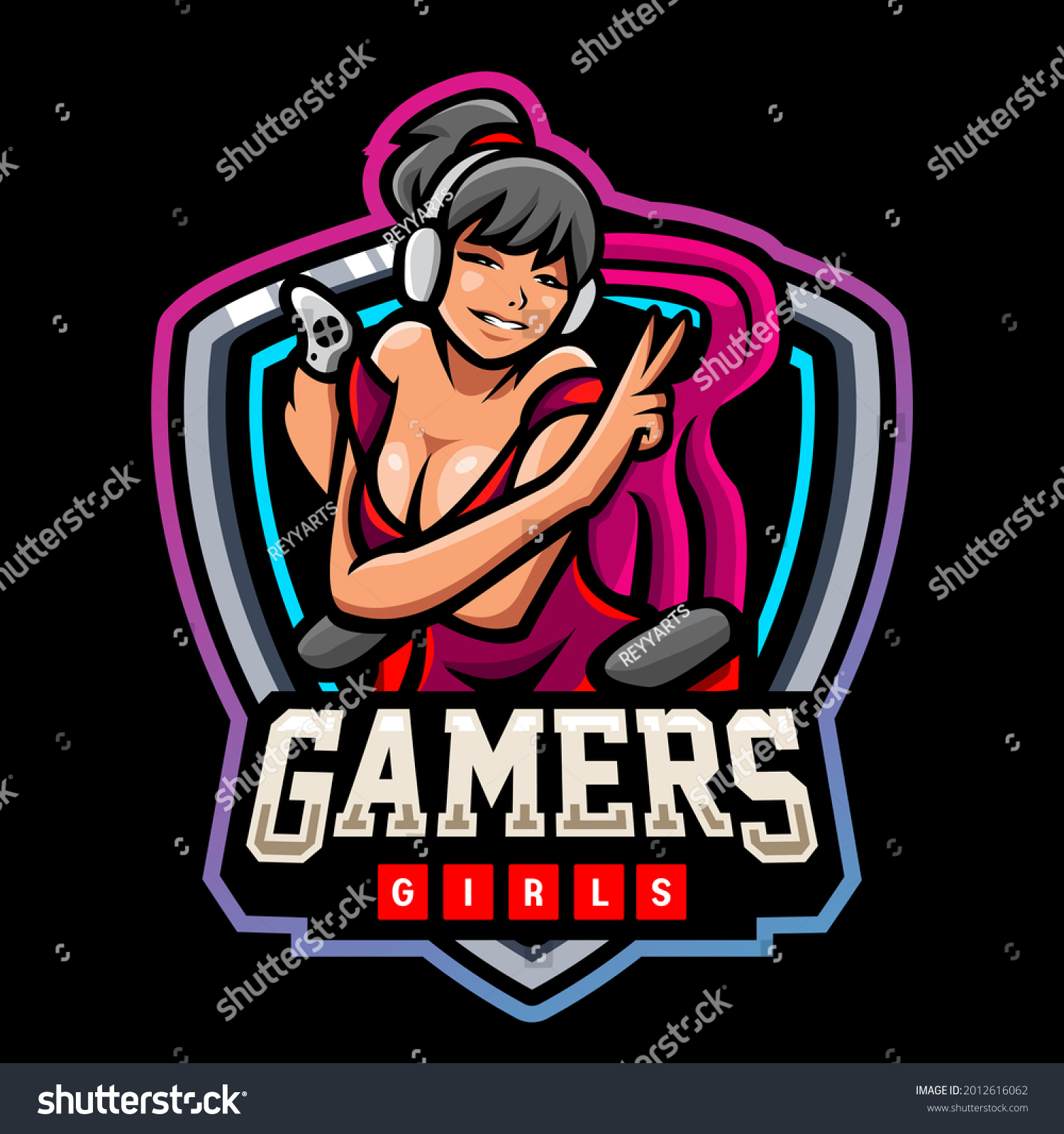 3,682 Lady gamer Images, Stock Photos & Vectors | Shutterstock