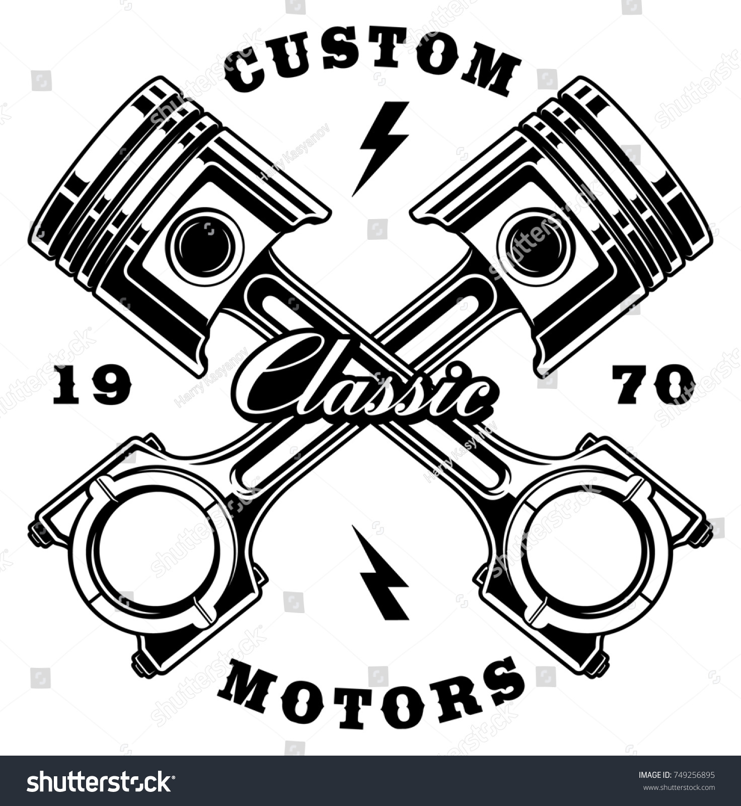 1,278 Crossed engine pistons Images, Stock Photos & Vectors | Shutterstock