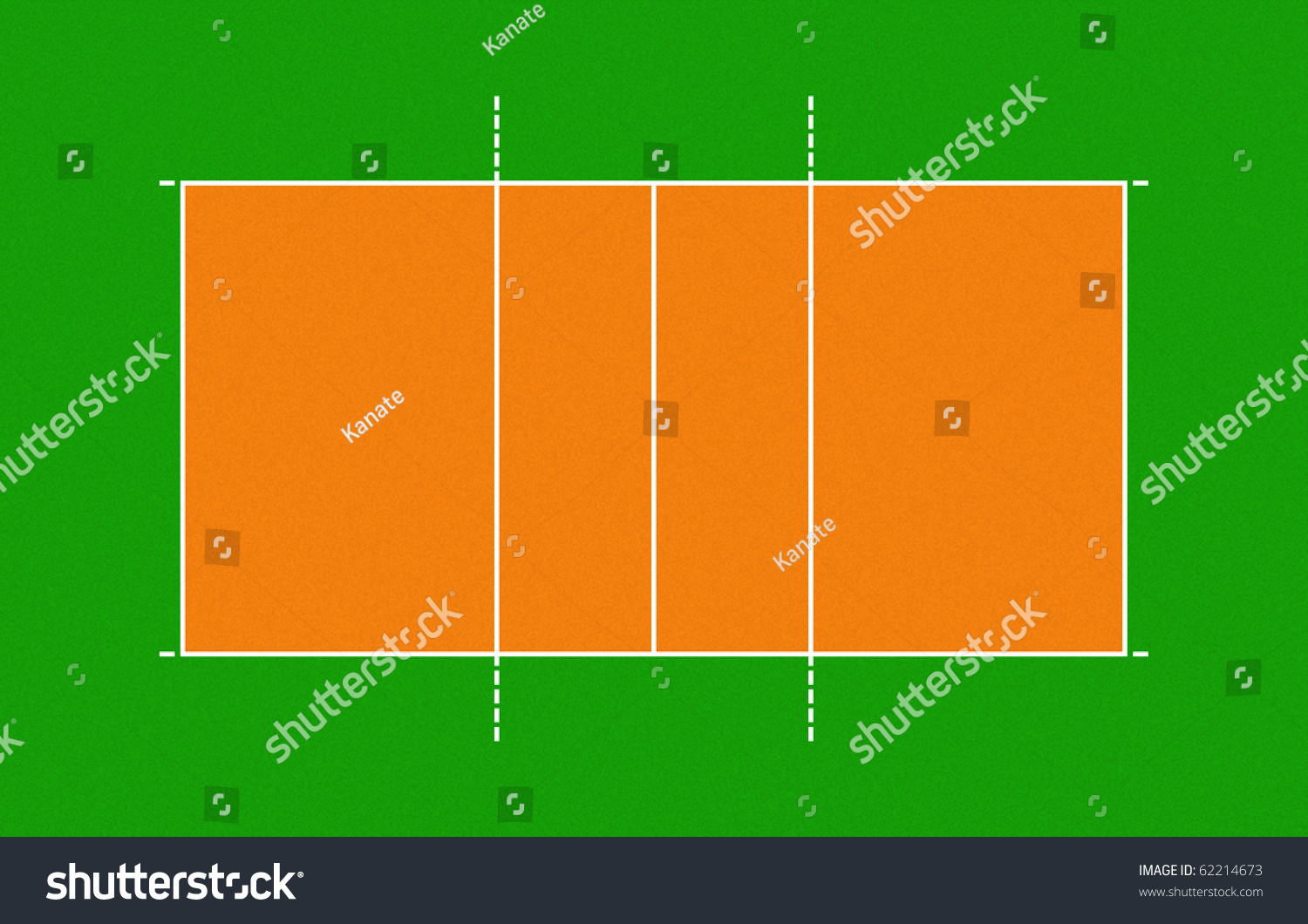 Illustration Volleyball Court Stock Illustration 62214673 - Shutterstock