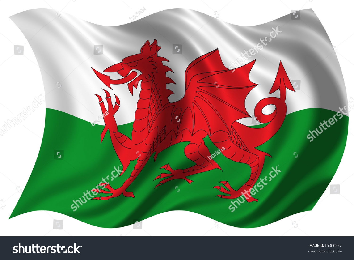 Illustration Wales Flag Stock Illustration 16066987 - Shutterstock