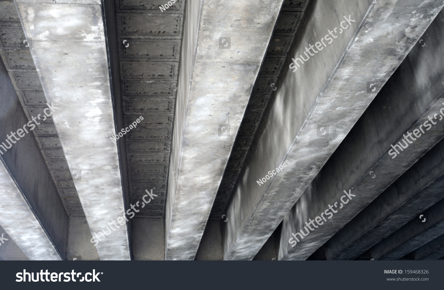 Image Concrete Bridge Soffit Showing Beams Stock Photo Edit Now 159468326