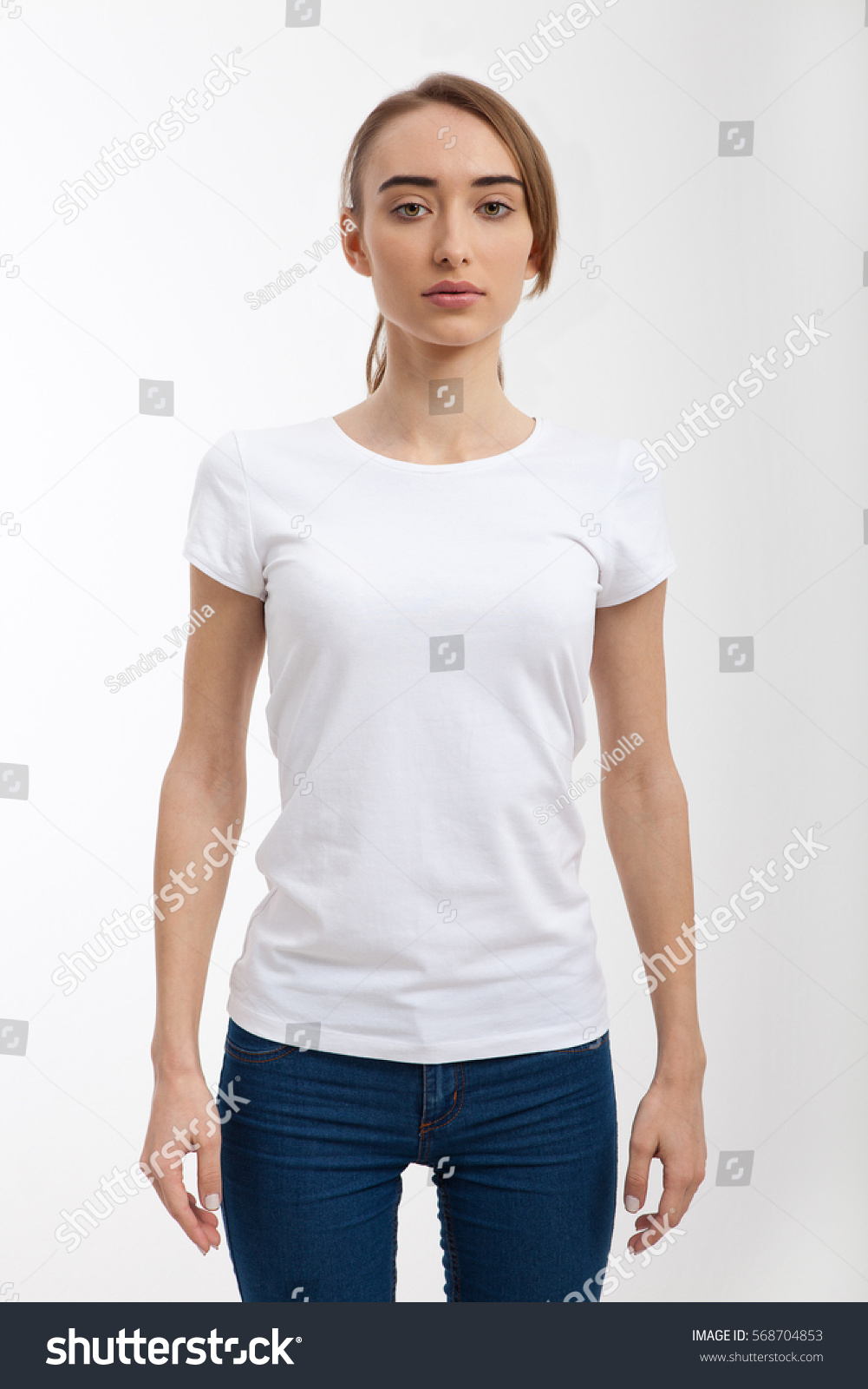 girls wearing white shirt