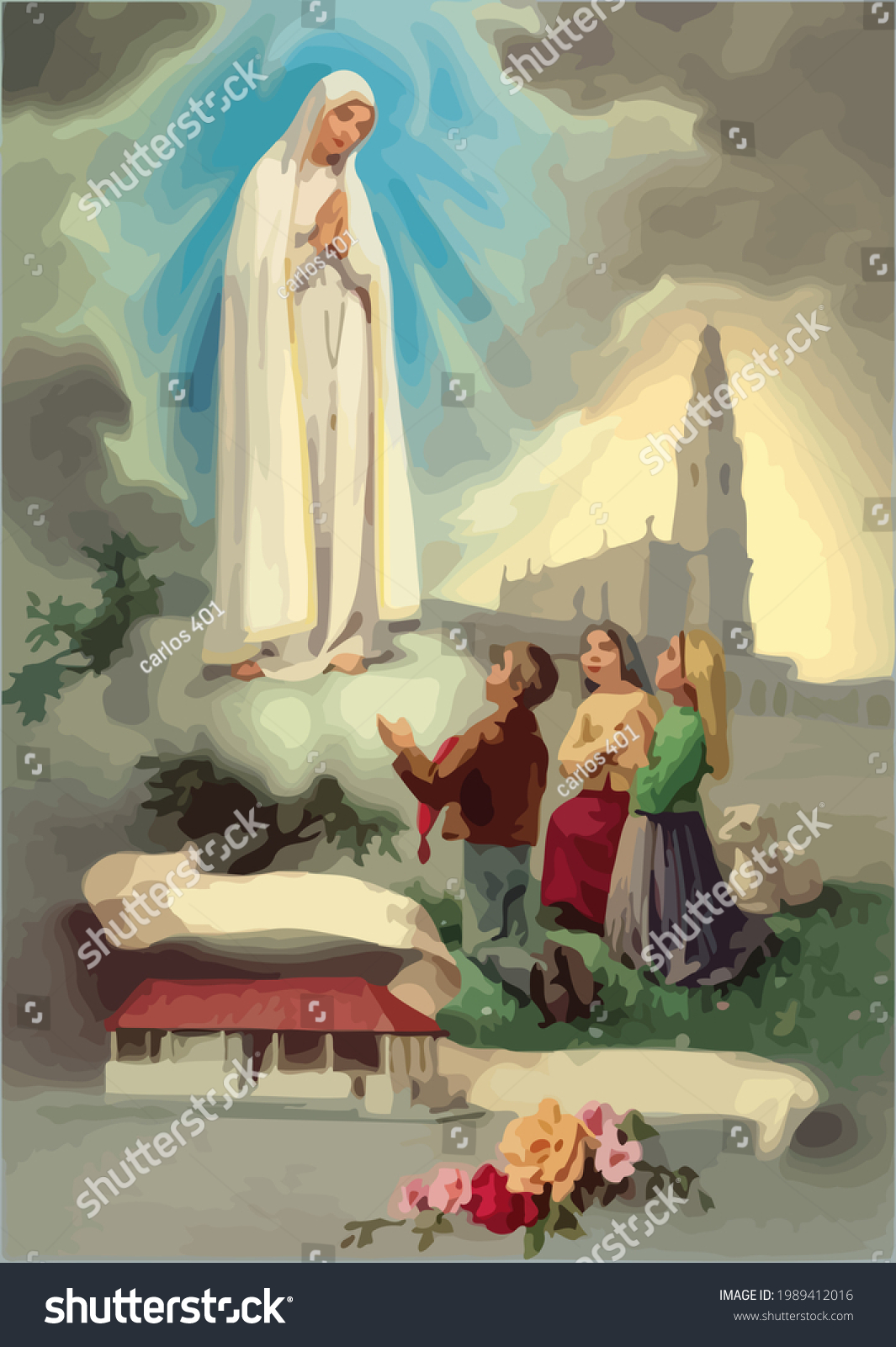 91 Our Lady Of Fatima Stock Illustrations, Images & Vectors | Shutterstock