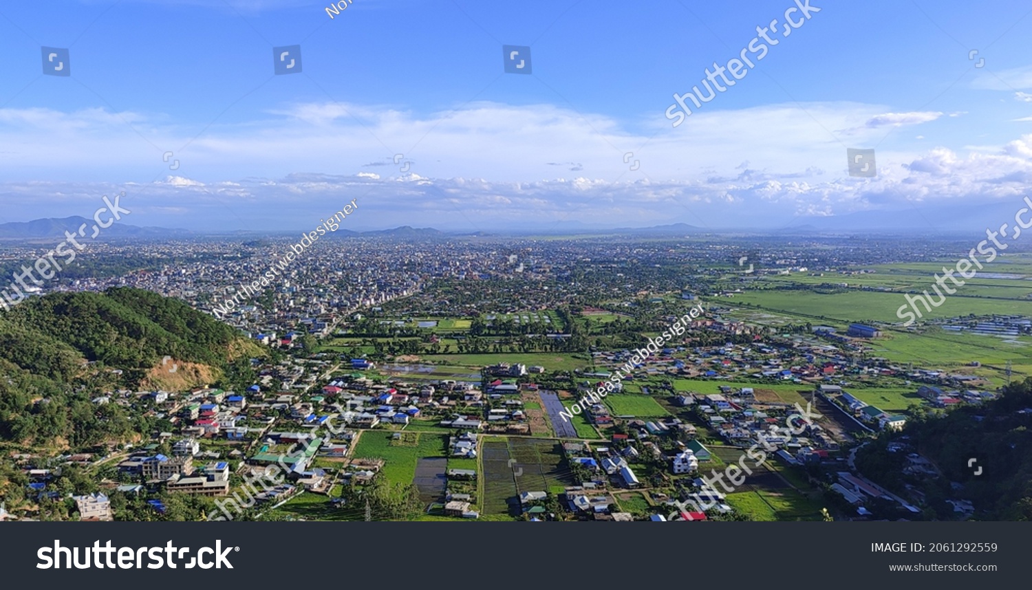 420 Imphal Manipur Images Stock Photos Vectors Shutterstock   Stock Photo Imphal City View Manipur India Imphal View Point 2061292559 