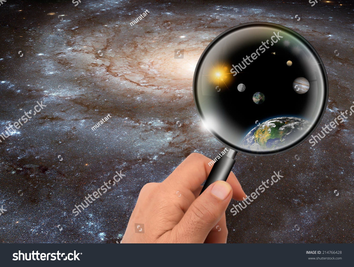 Milky Way Our Solar System Heic0602a Stock Photo Edit Now