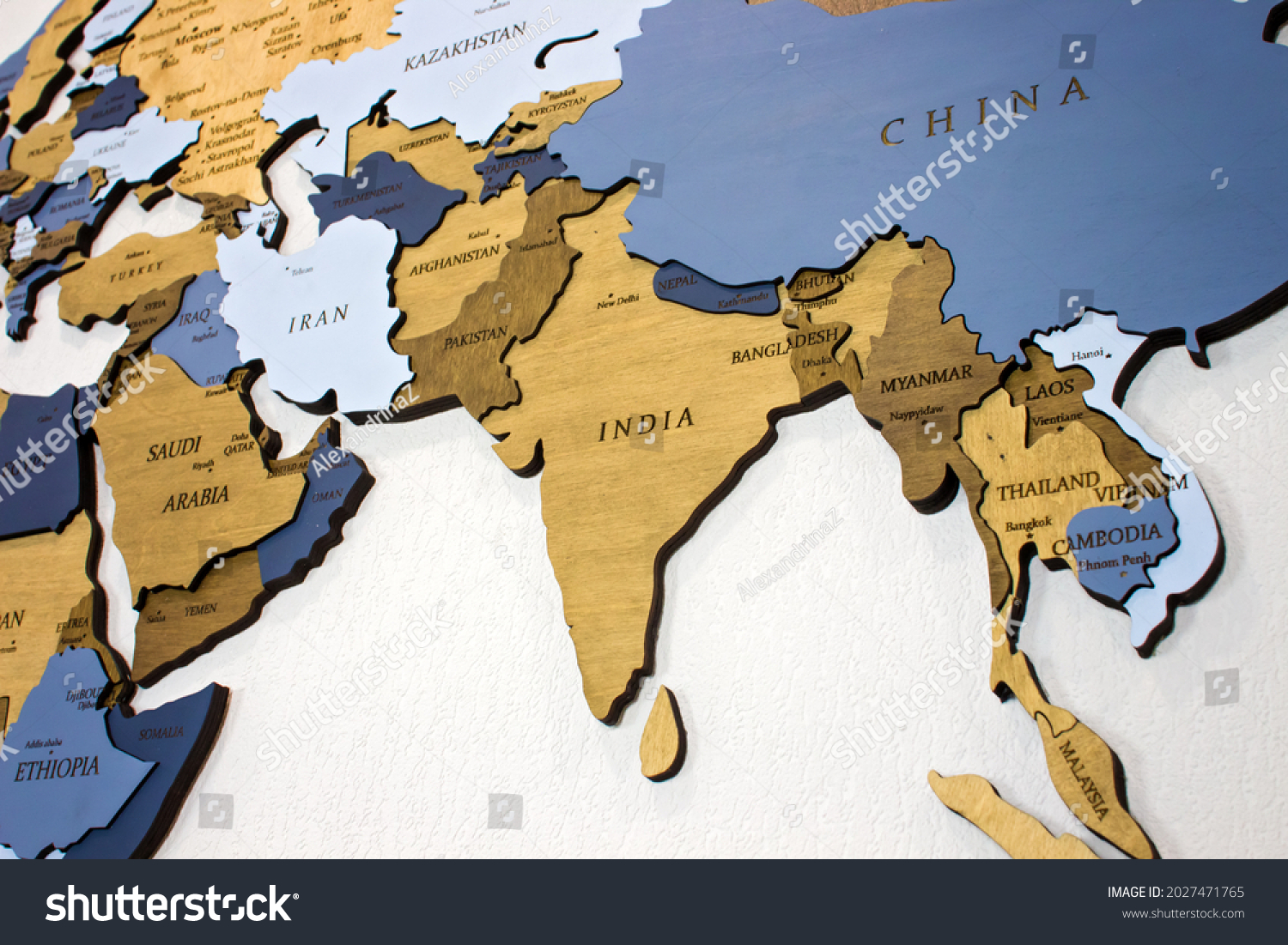 World Map Sri Lanka And India India Sri Lanka On Map Wooden Stock Photo 2027471765 | Shutterstock