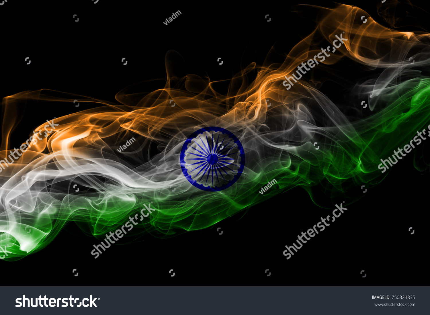 India Flag Smoke Stock Photo Shutterstock