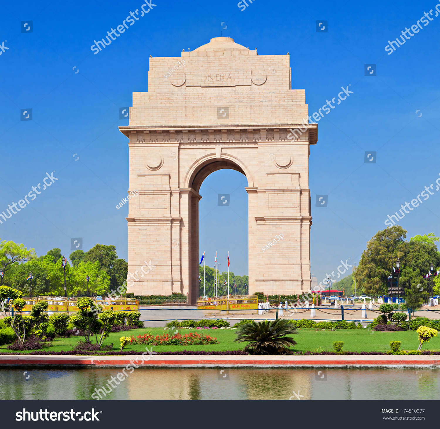 India Gate New Delhi India Stock Photo (Edit Now) 174510977 - Shutterstock