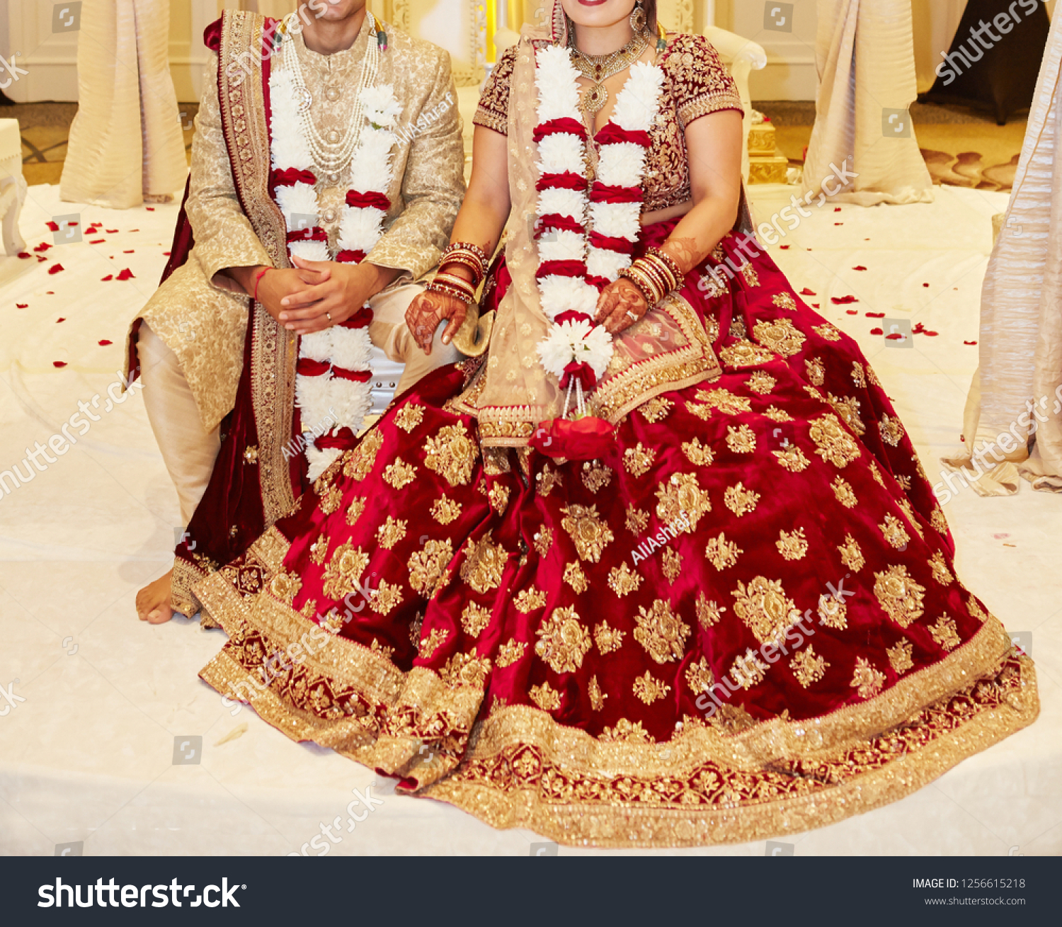 indian wedding dress for bride and groom