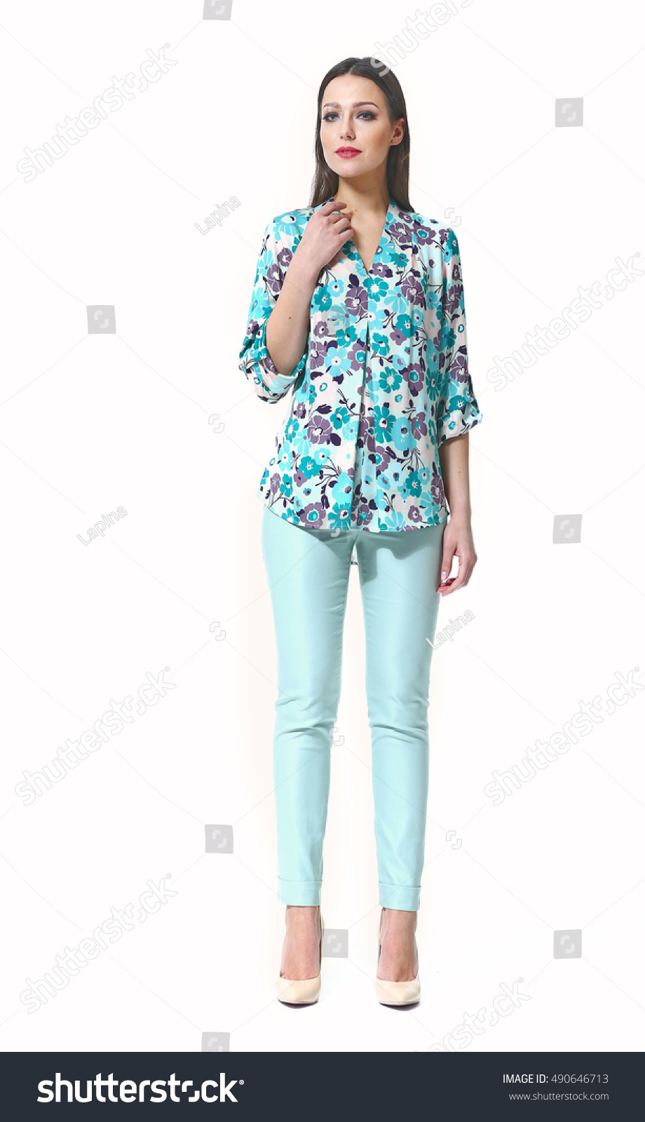 Indian Business Woman Straight Hair Style Stock Photo Edit Now