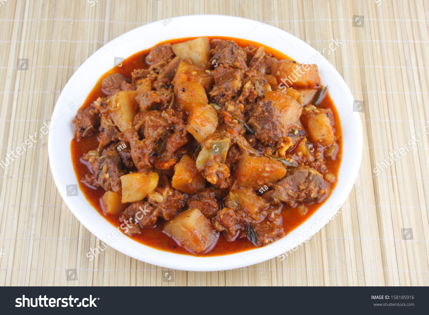 Indian Mutton Curry With Potatos- It Goes Well Well With Ghee Rice ...