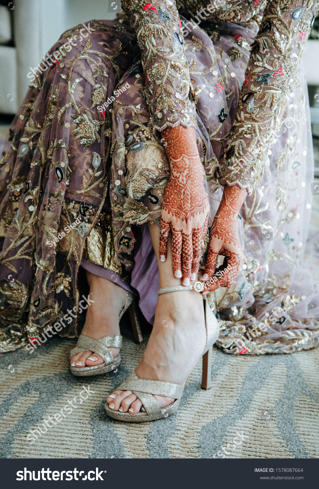 pakistani bridal shoes